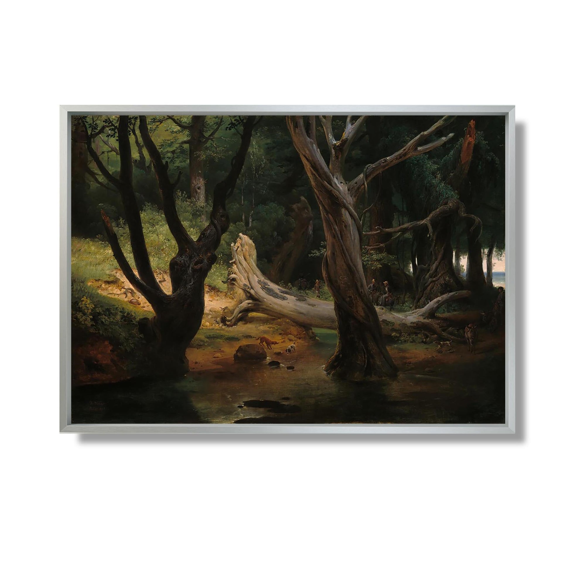 Départ pour la Chasse dans les Marais Pontins - Horace Vernet - Reproduction Peinture