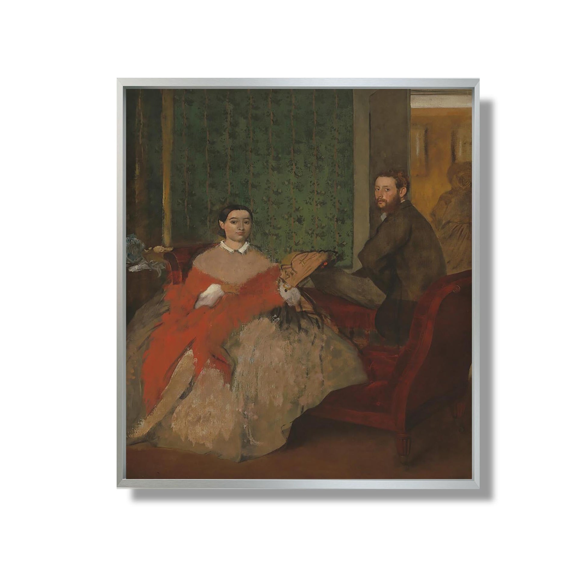 Edmondo et Thérèse Morbilli - Edgar Degas - Reproduction Peinture