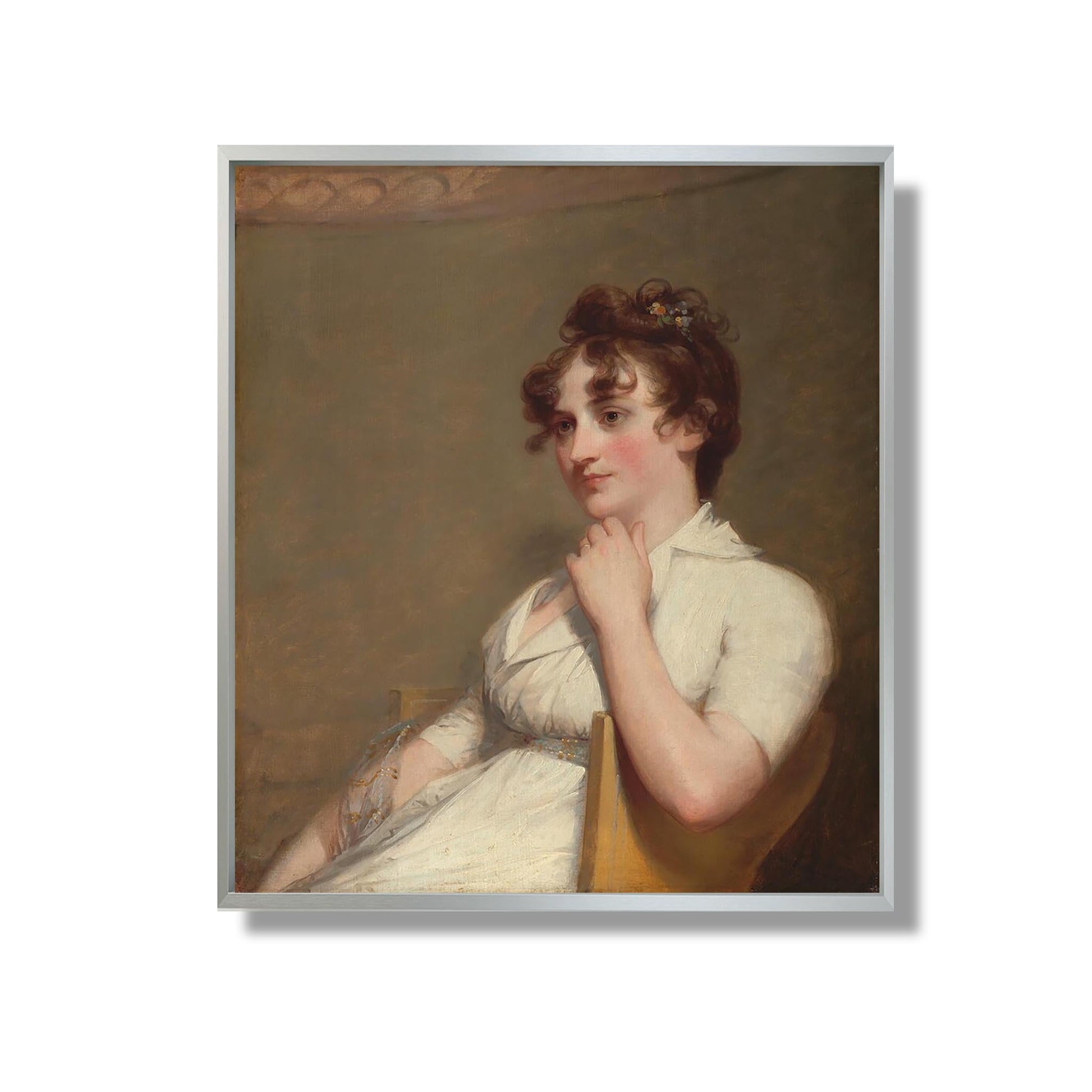 Eleanor Parke Custis Lewis (Mrs. Lawrence Lewis), - Gilbert Stuart - Reproduction Peinture