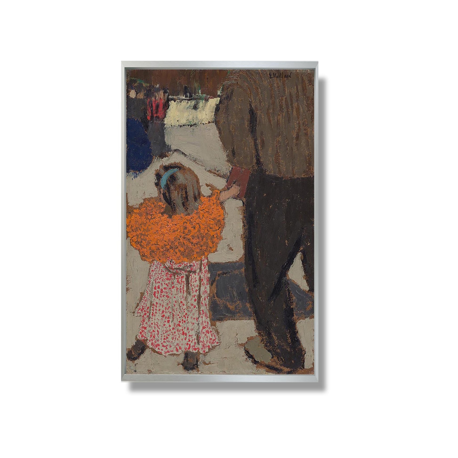 Enfant portant un foulard rouge - Edouard Vuillard - Reproduction Peinture