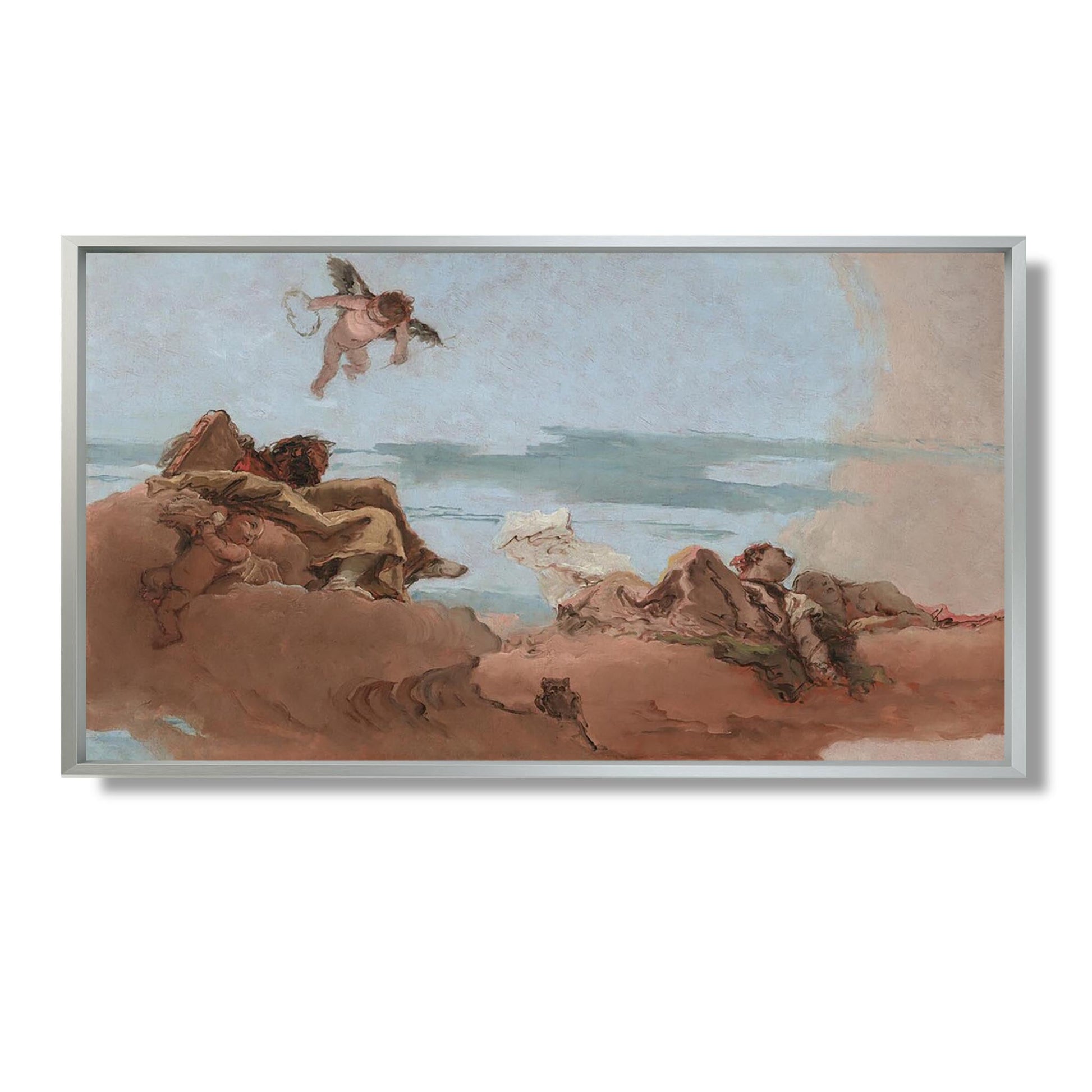 Étude pour un plafond avec la personnification du Conseil - Giovanni Battista Tiepolo - Reproduction Peinture