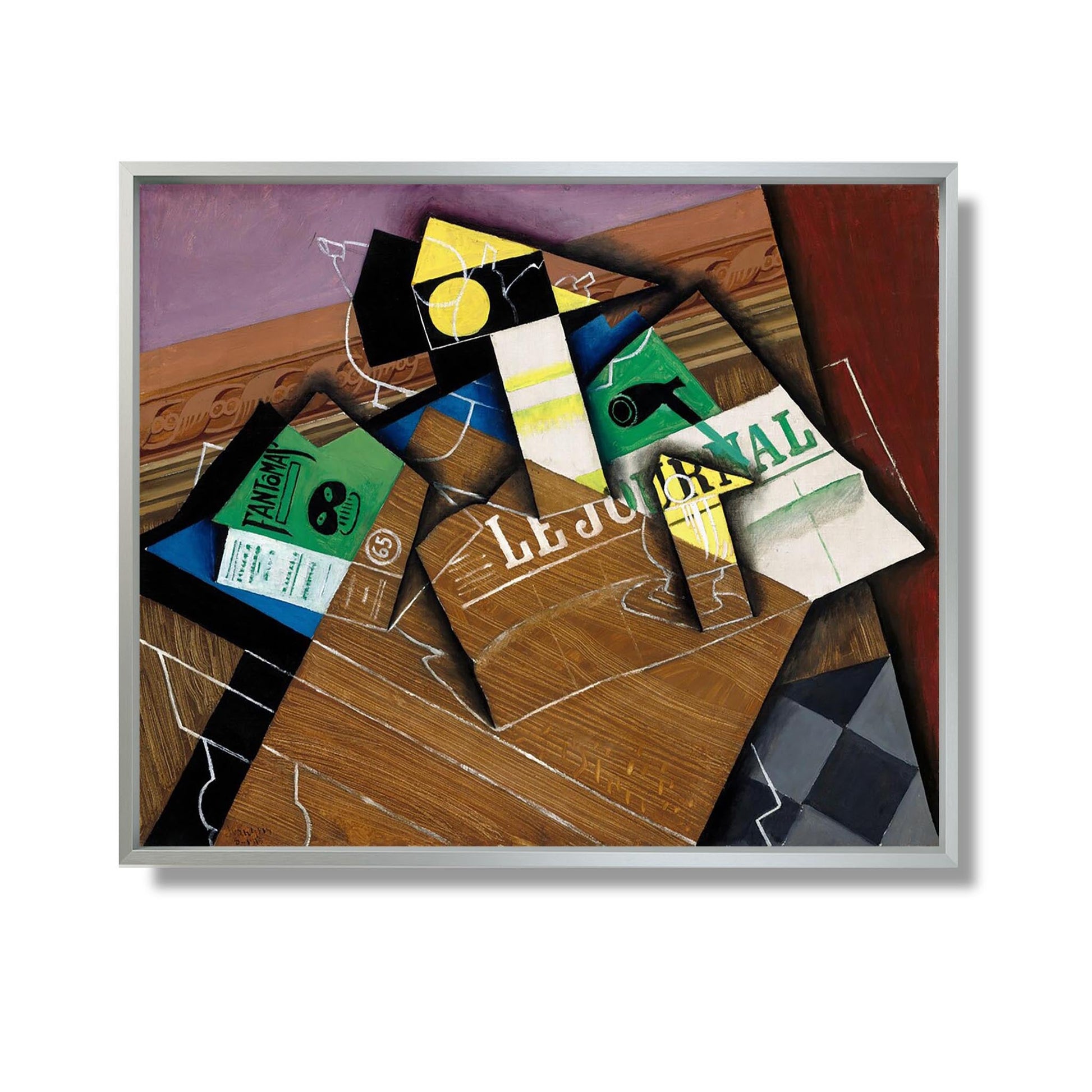 Fantômas - Juan Gris - Reproduction Peinture