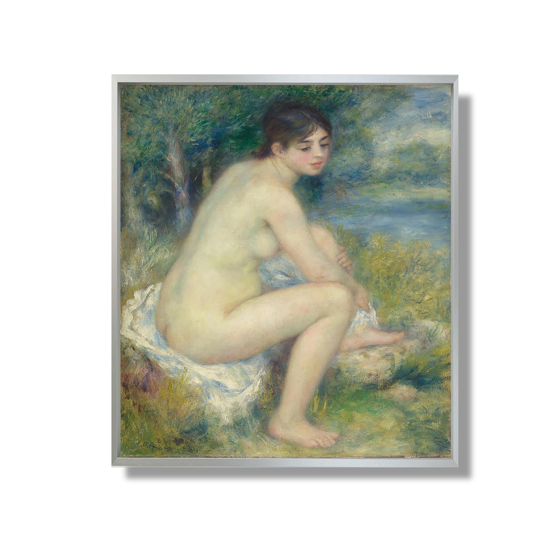 Femme Nue dans un Paysage - Pierre Auguste Renoir - Reproduction Peinture
