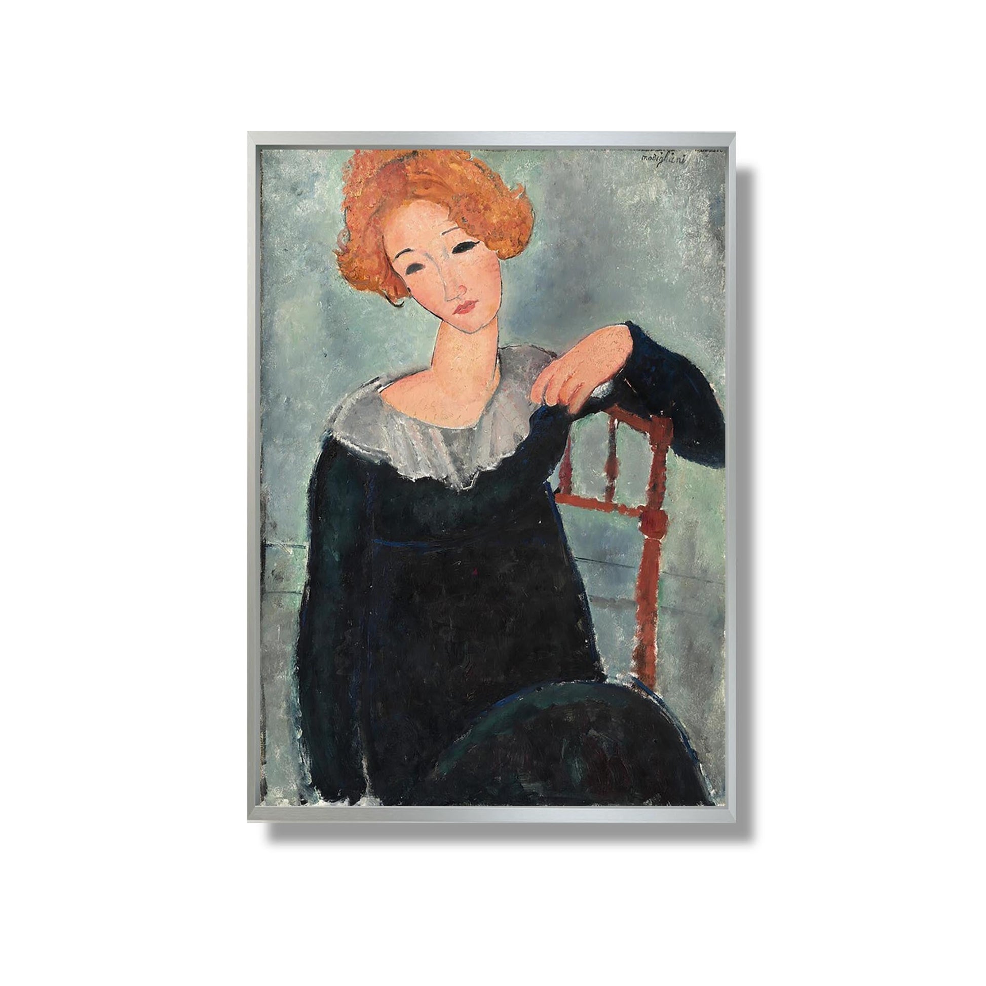 Femme aux cheveux roux - Amedeo Modigliani - Reproduction Peinture