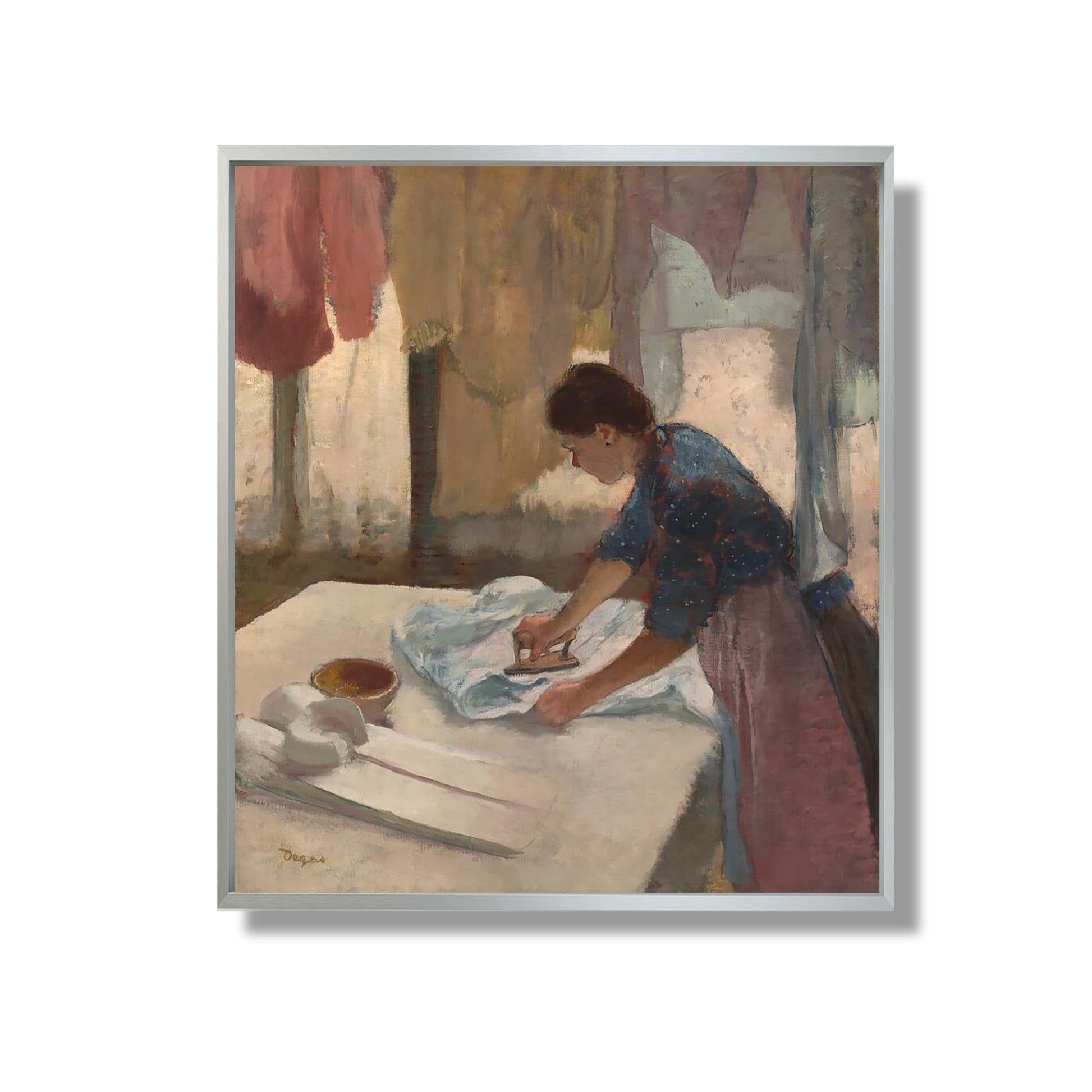Femme repassant - Edgar Degas - Reproduction Peinture