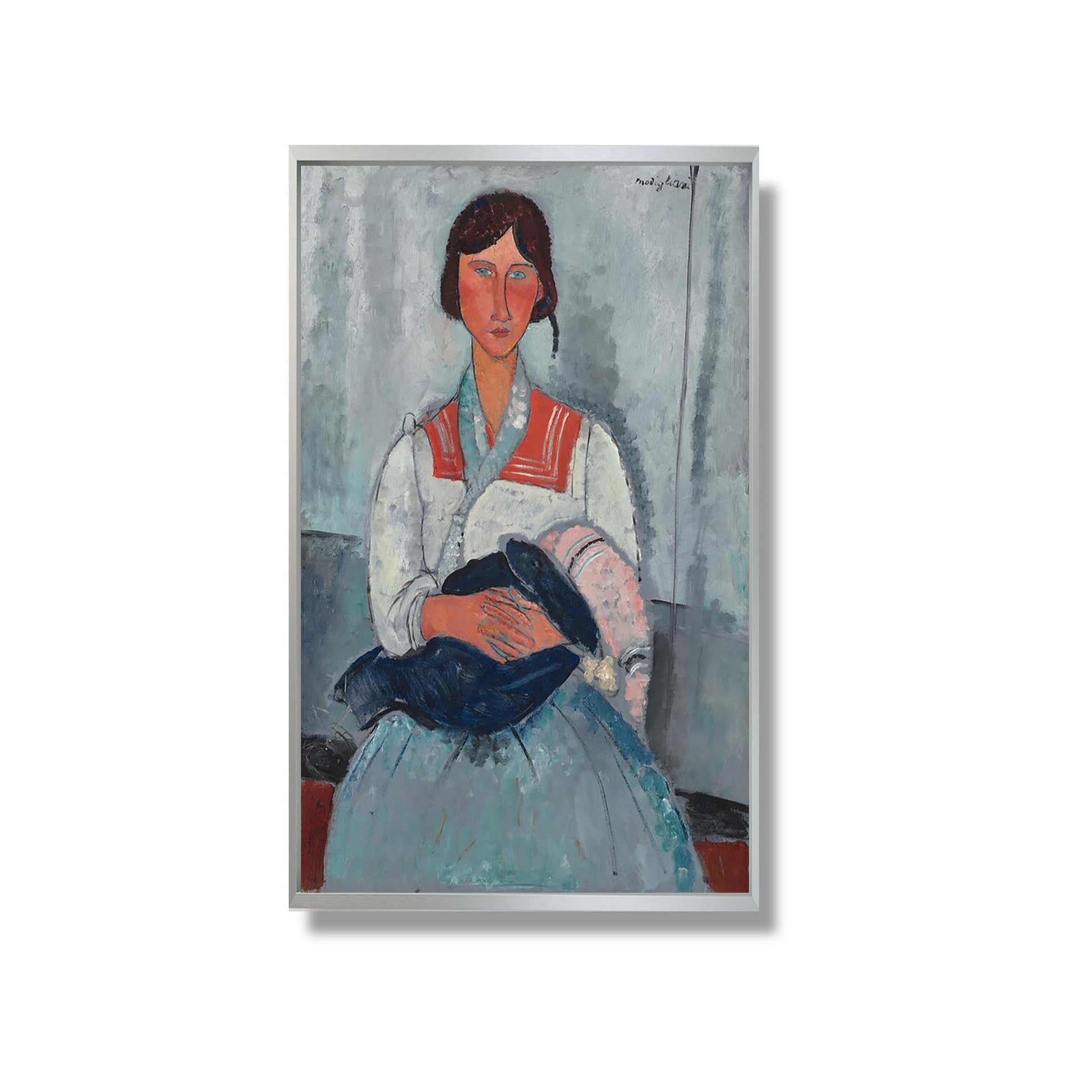 Femme rom avec bébé - Amedeo Modigliani - Reproduction Peinture