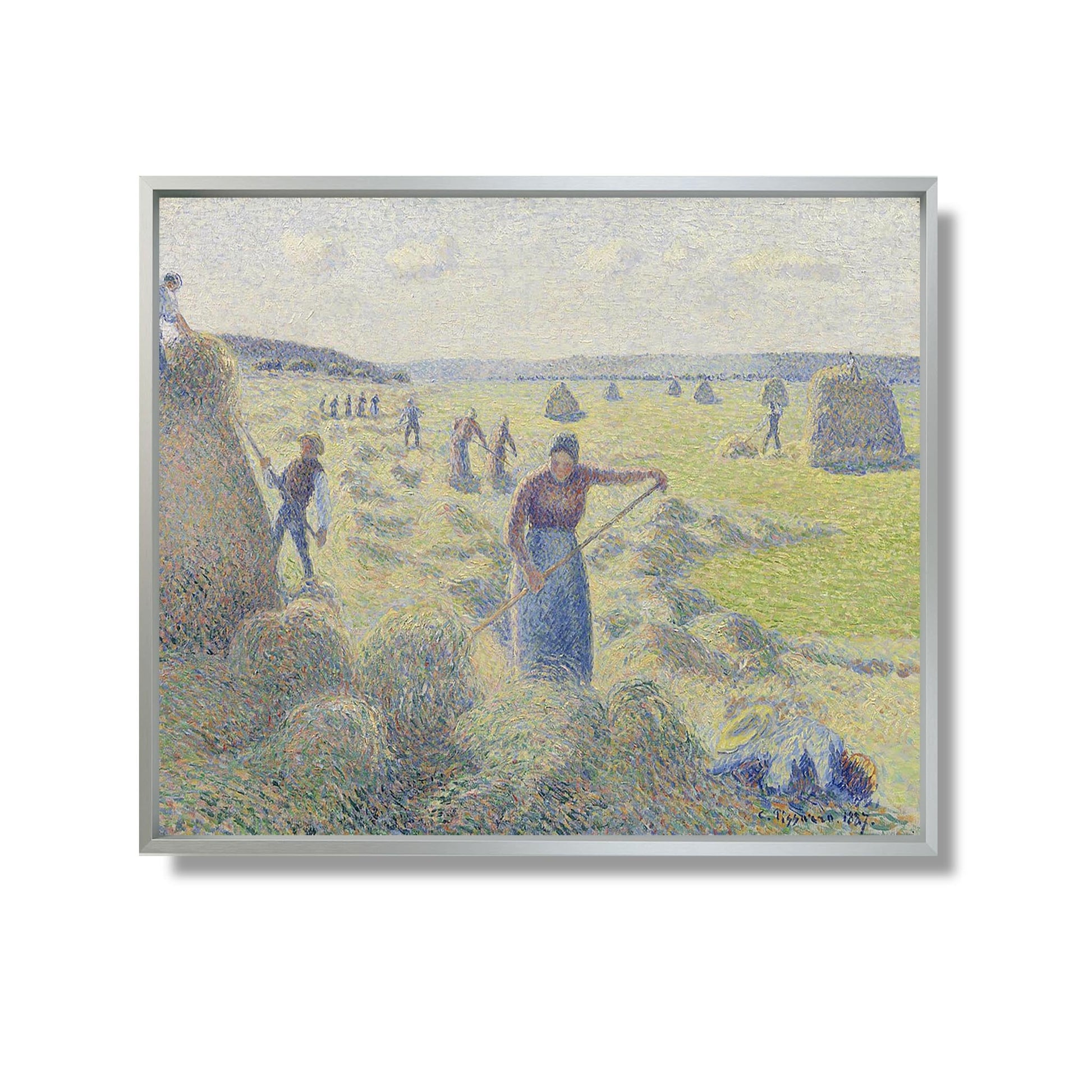 Fenaison, Éragny - Camille Pissarro - Reproduction Peinture