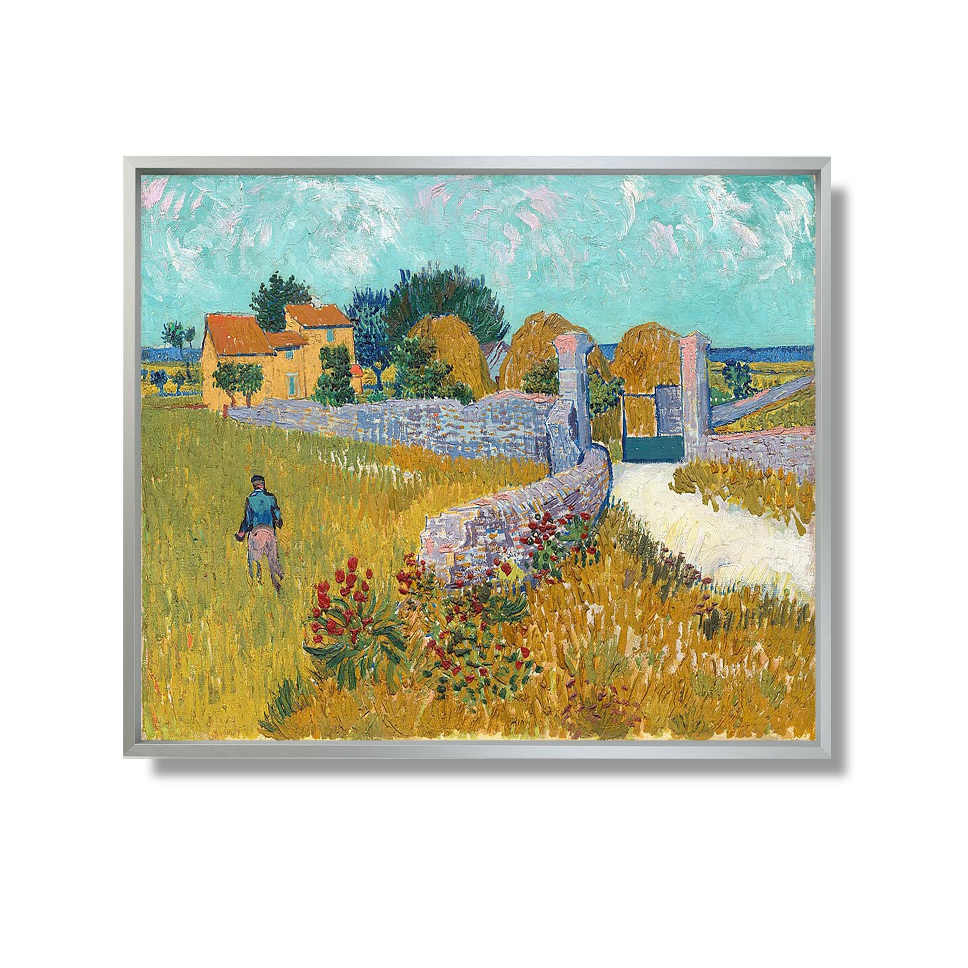 Ferme en Provence - Vincent Van Gogh - Reproduction Peinture