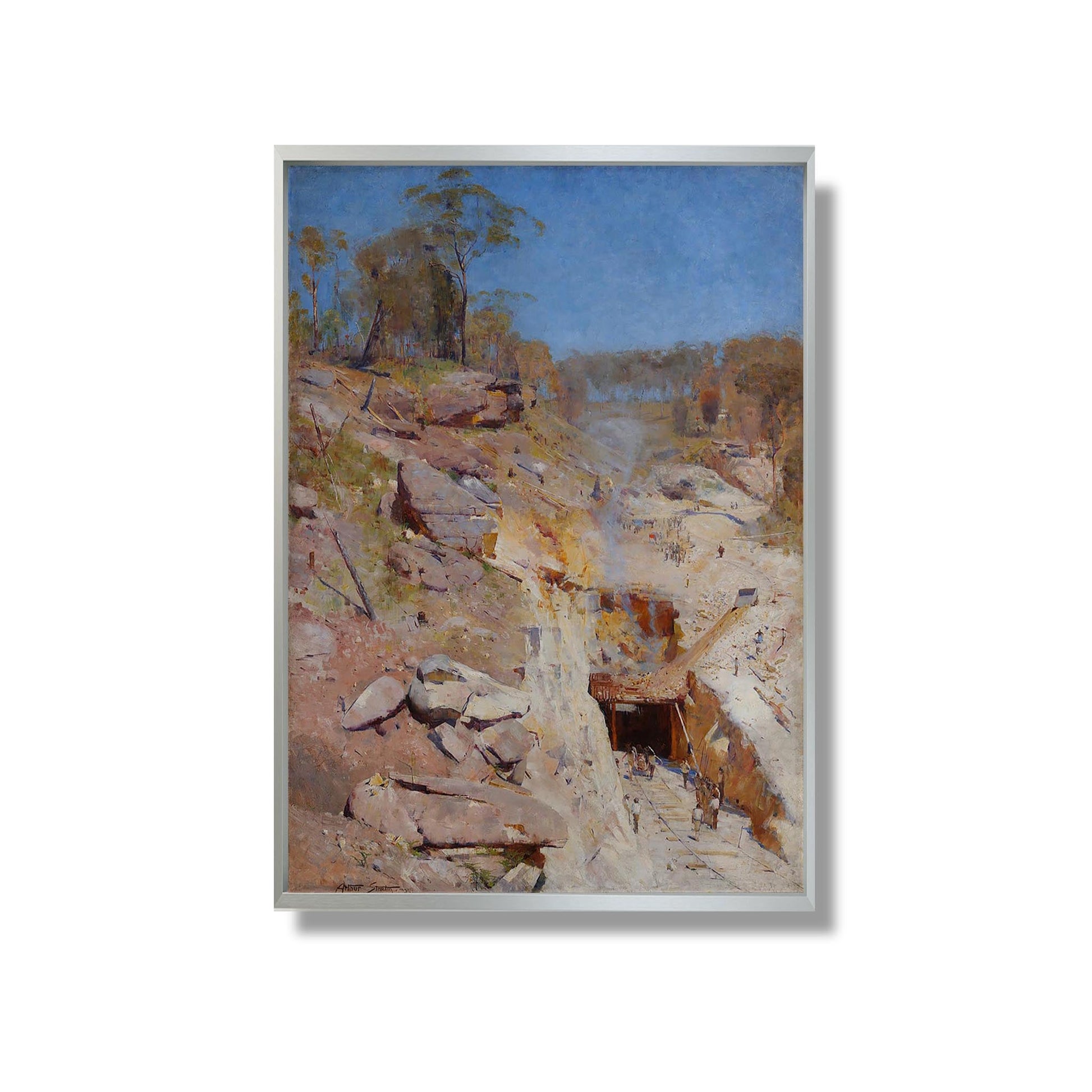 Fire's on - Arthur Streeton - Reproduction Peinture