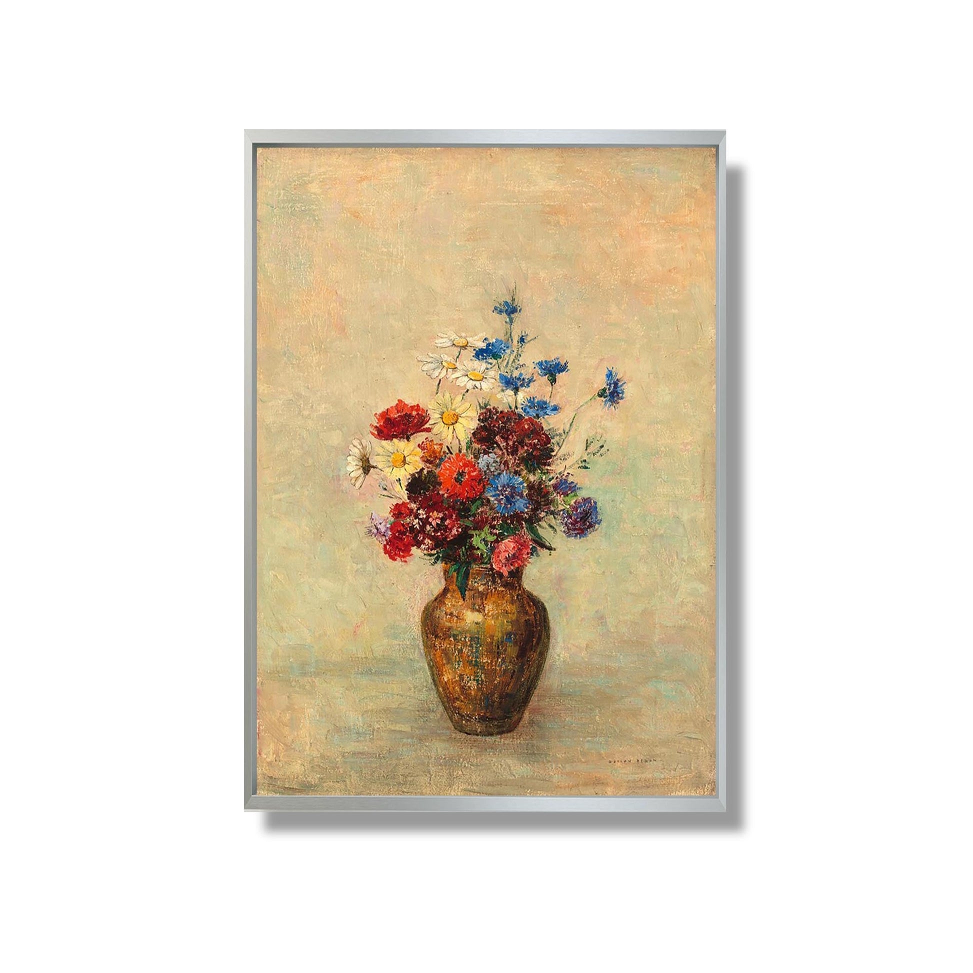 Fleurs dans un vase - Odilon Redon - Reproduction Peinture