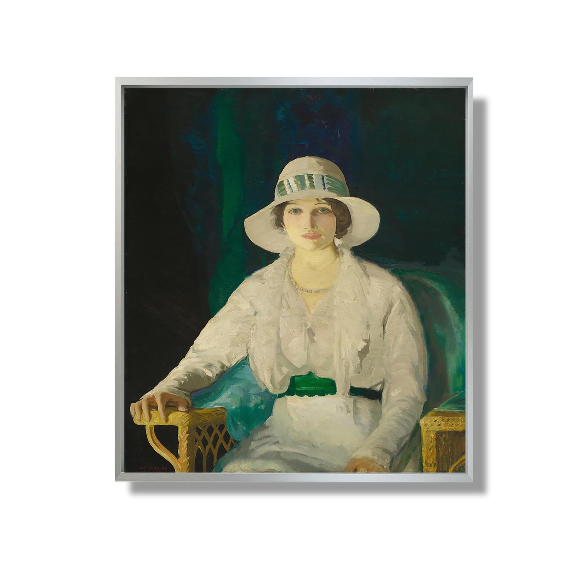 Florence Sittenham Davey (Mrs. Randall Davey) - George Bellows - Reproduction Peinture
