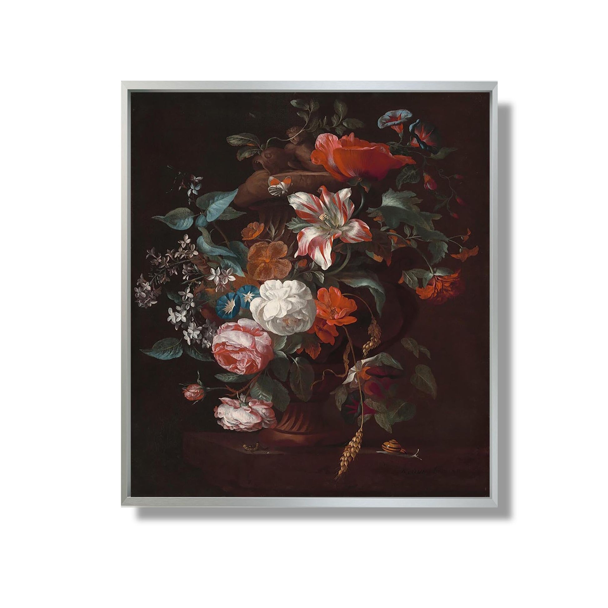 Flowers in a Vase - Philip van Kouwenbergh - Reproduction Peinture