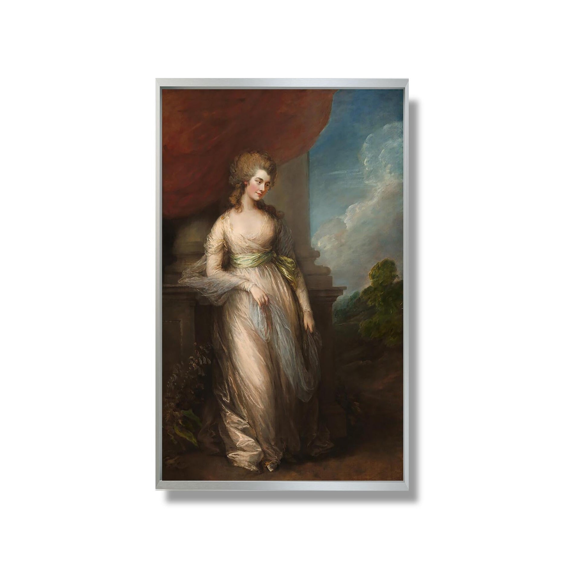 Georgiana, Duchess of Devonshire - Thomas Gainsborough - Reproduction Peinture