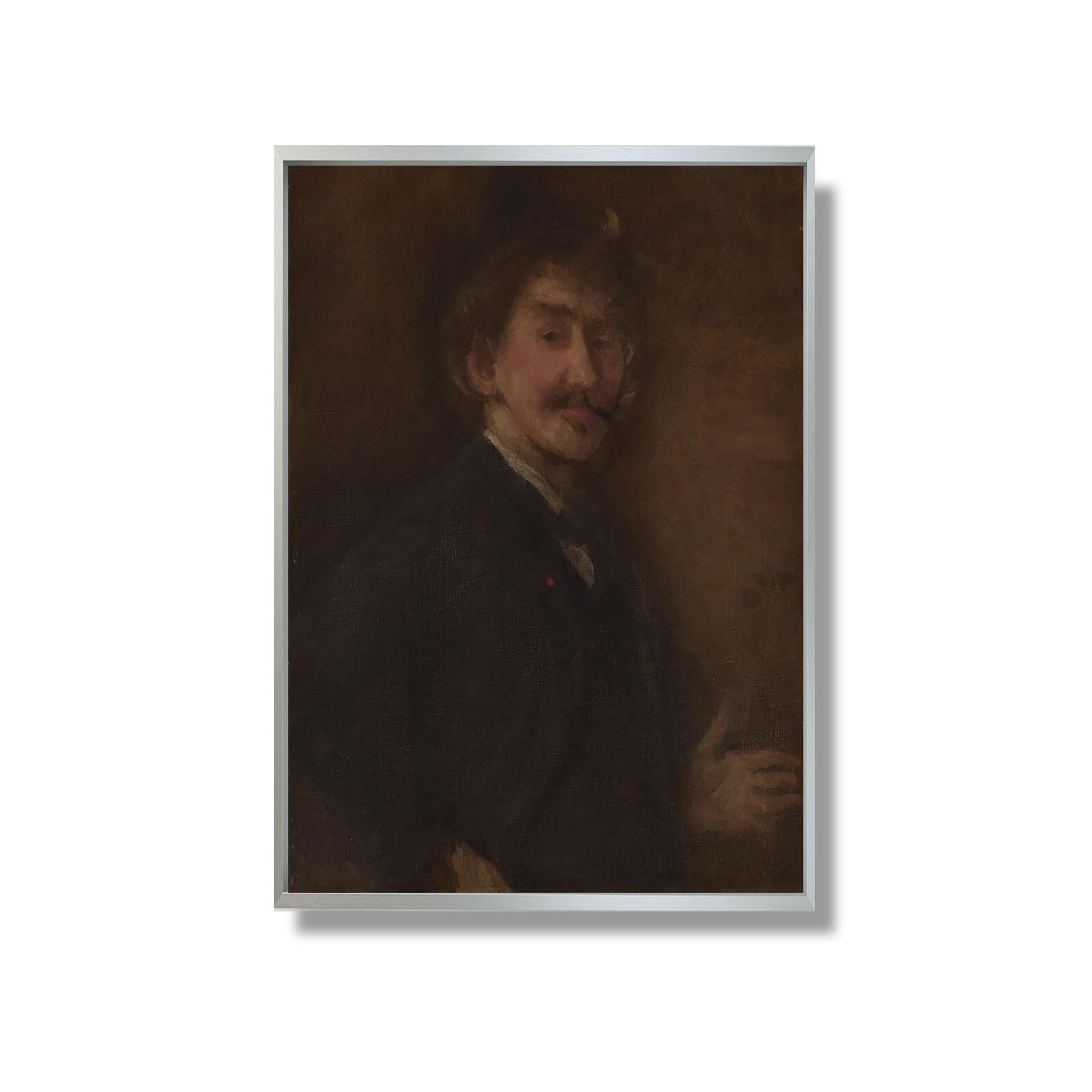 Gold and Brown: Self-Portrait - James McNeill Whistler - Reproduction Peinture