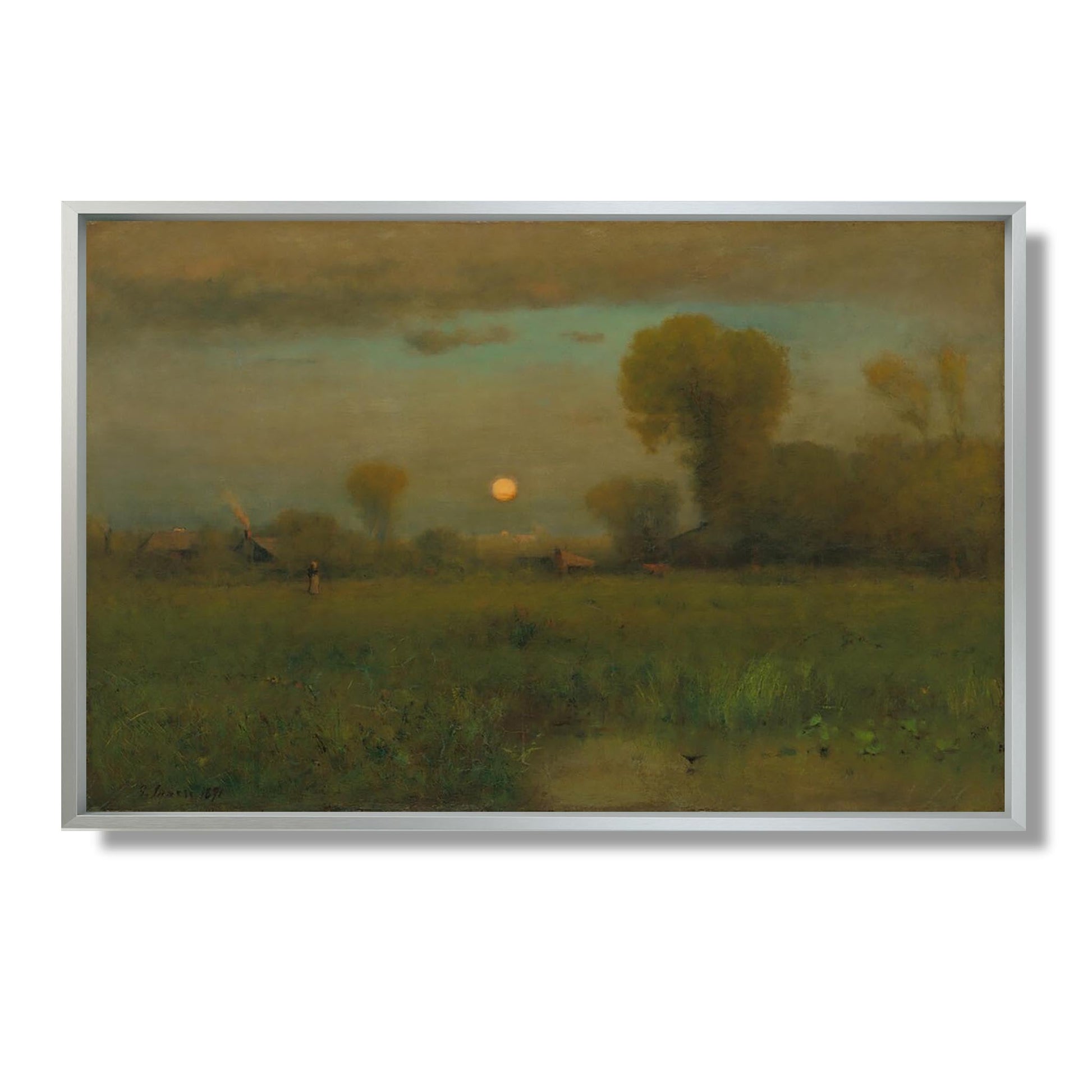 Harvest Moon - George Inness - Reproduction Peinture