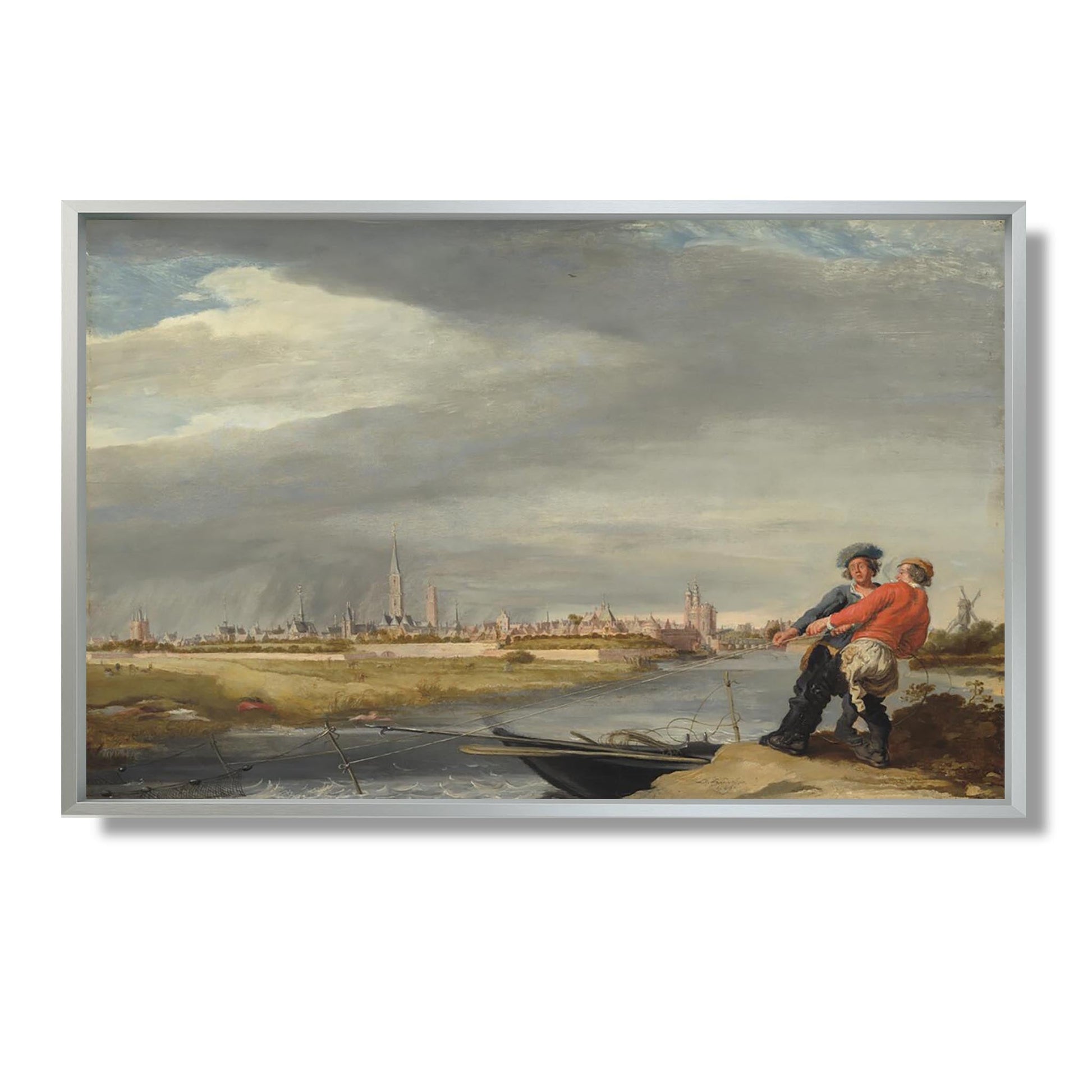 Hauling the Net - Dirk Hardenstein - Reproduction Peinture