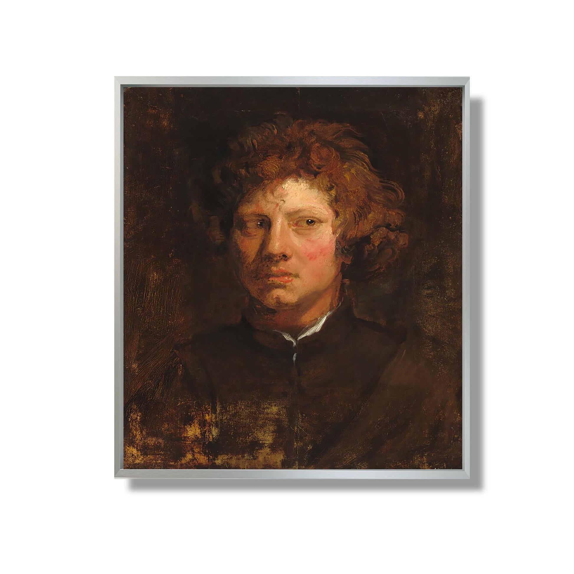 Head of a Young Man, - Sir Anthony van Dyck - Reproduction Peinture