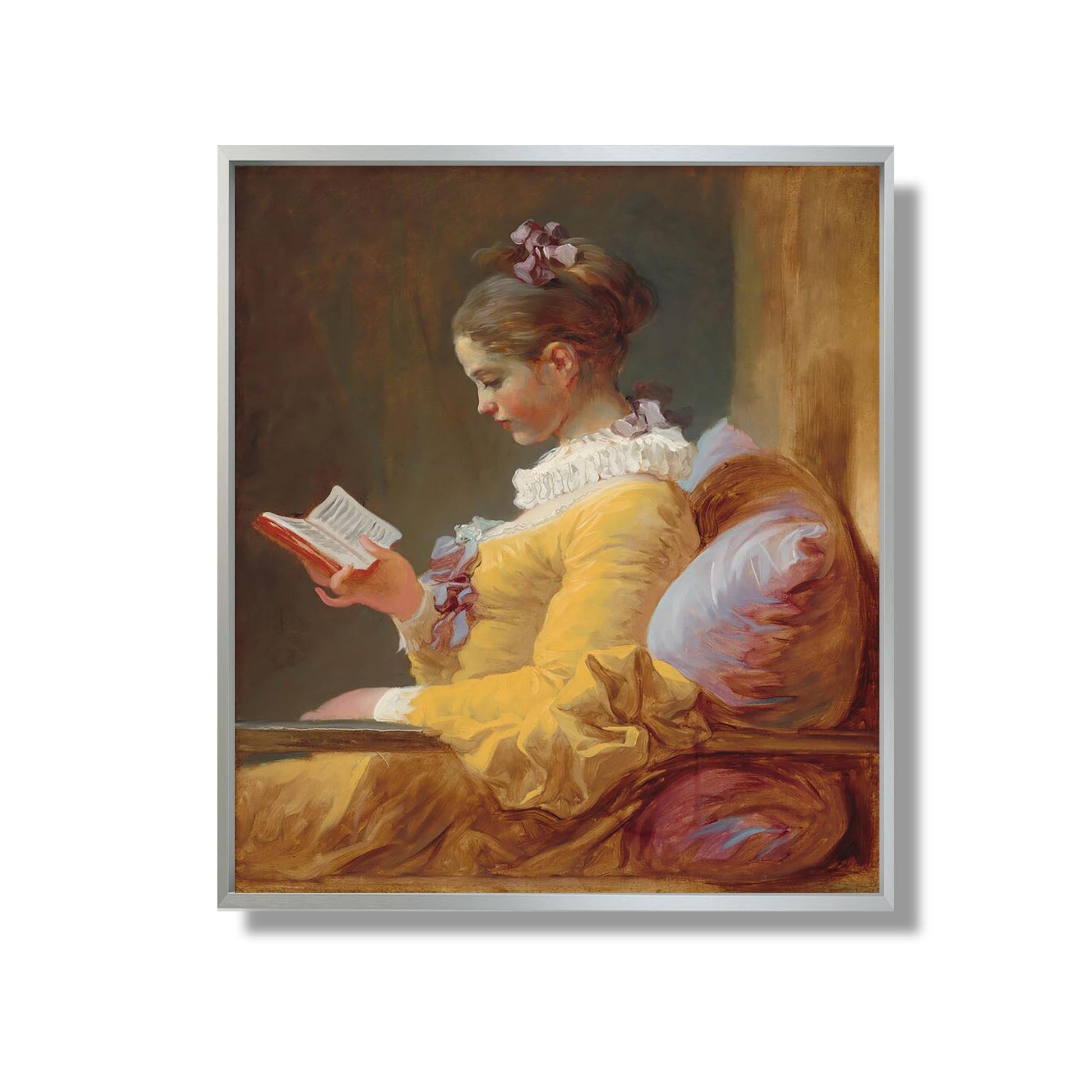 Jeune fille lisant - Jean Honoré Fragonard - Reproduction Peinture