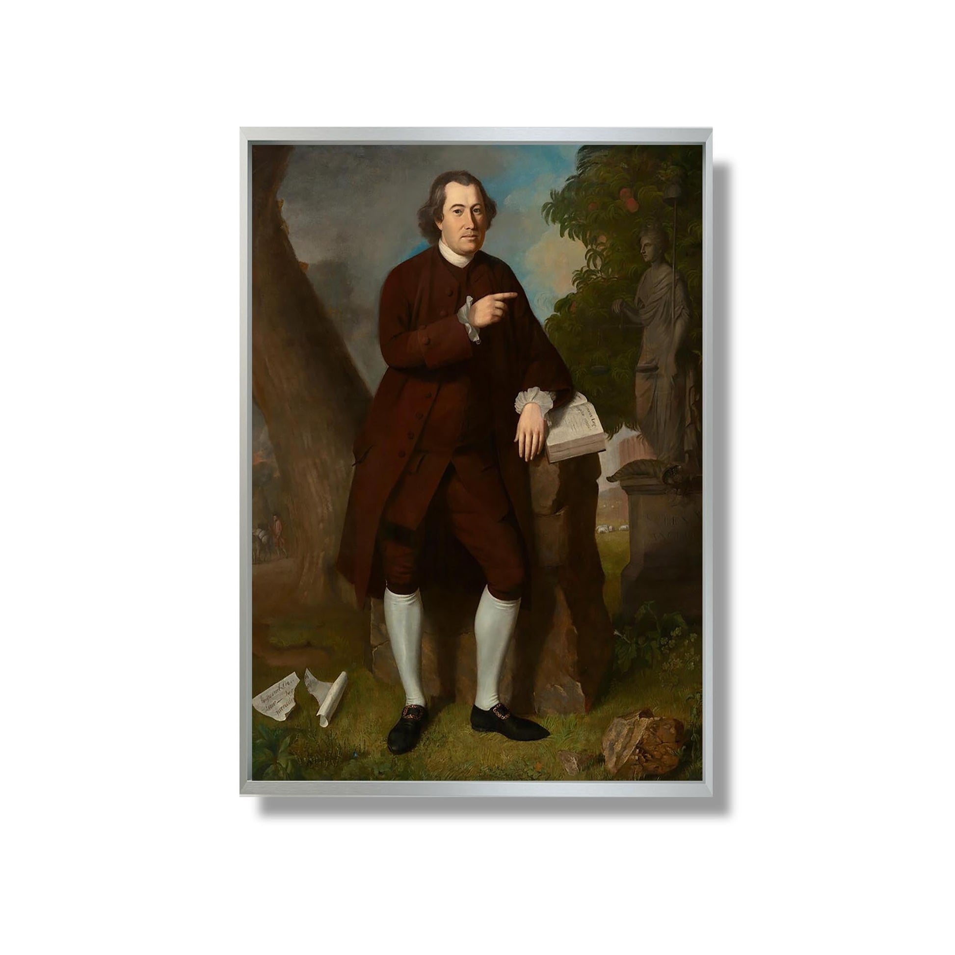 John Beale Bordley - Charles Willson Peale - Reproduction Peinture