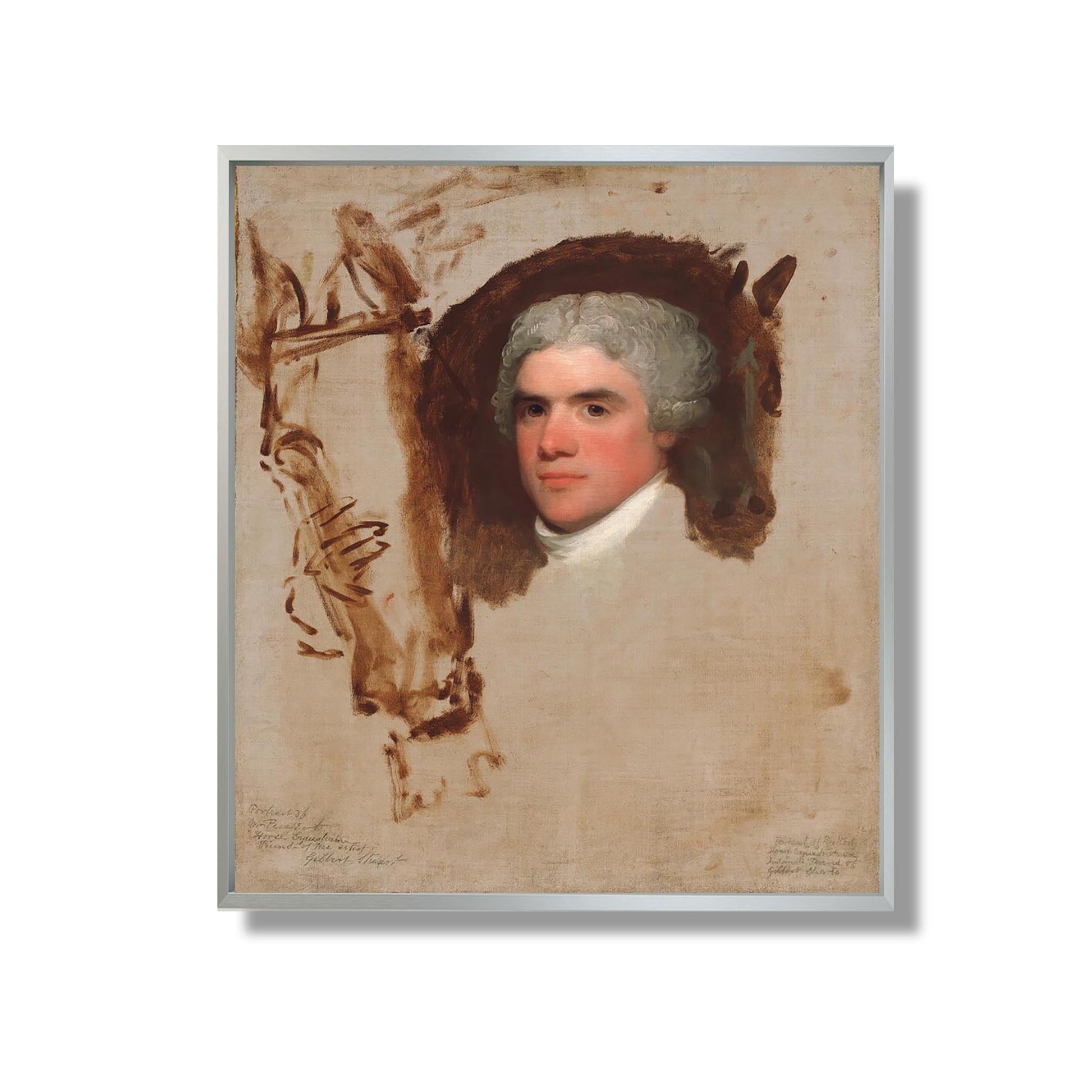 John Bill Ricketts - Gilbert Stuart - Reproduction Peinture