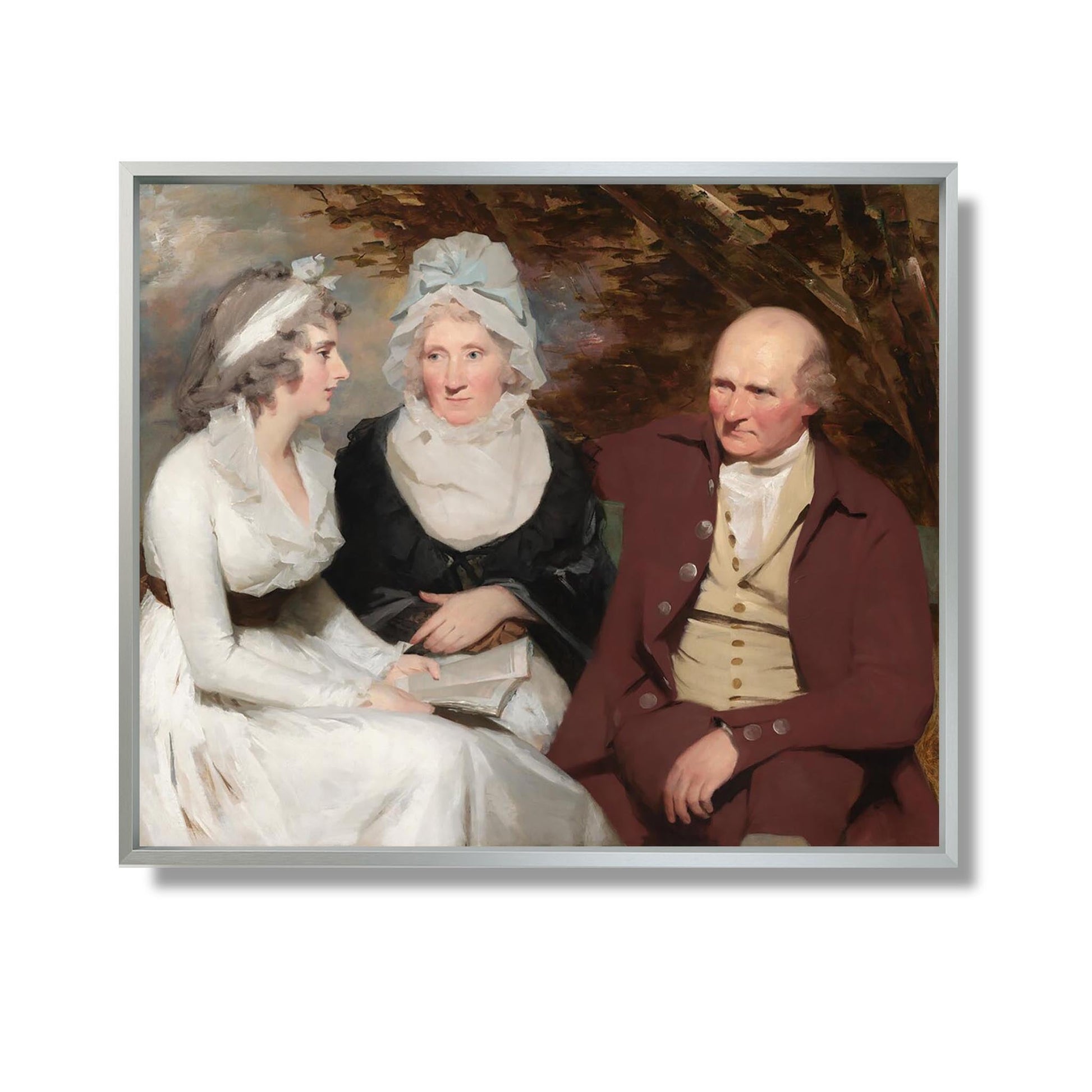 John Johnstone, Betty Johnstone, and Miss Wedderburn - Sir Henry Raeburn - Reproduction Peinture