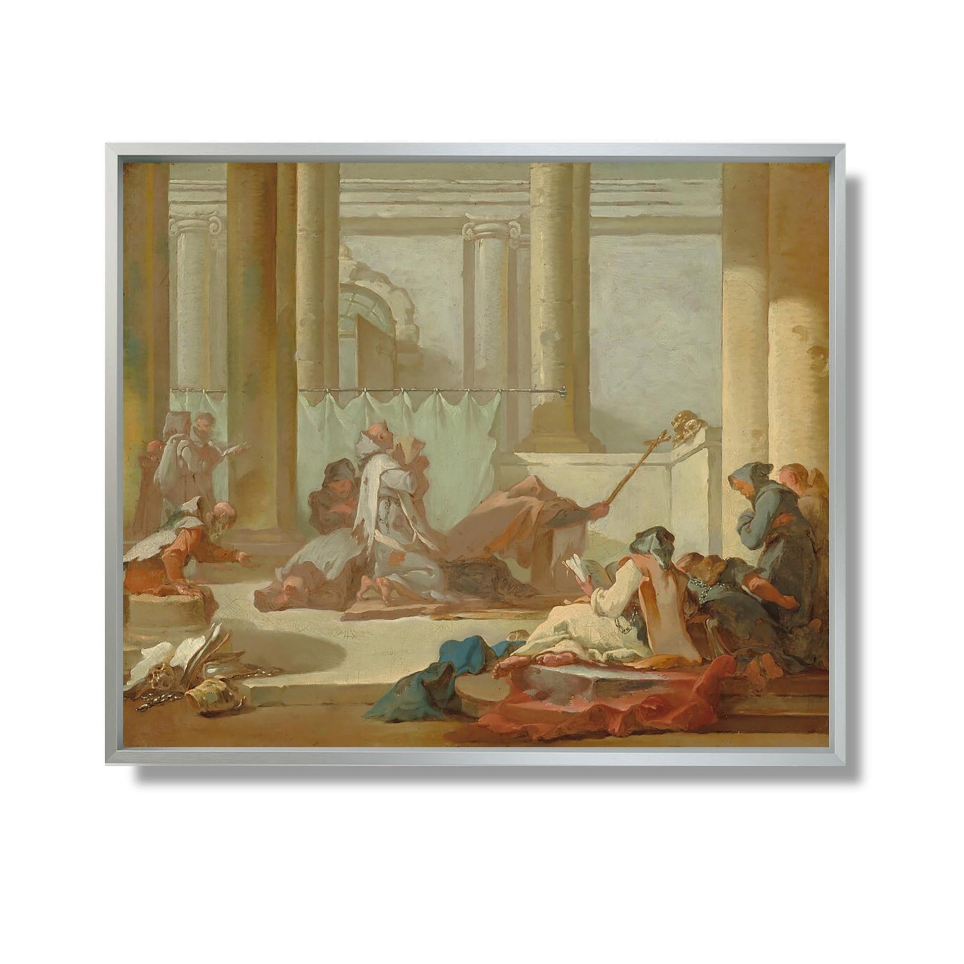 L'Adoration des Crânes - Michel-François Dandré-Bardon - Reproduction Peinture