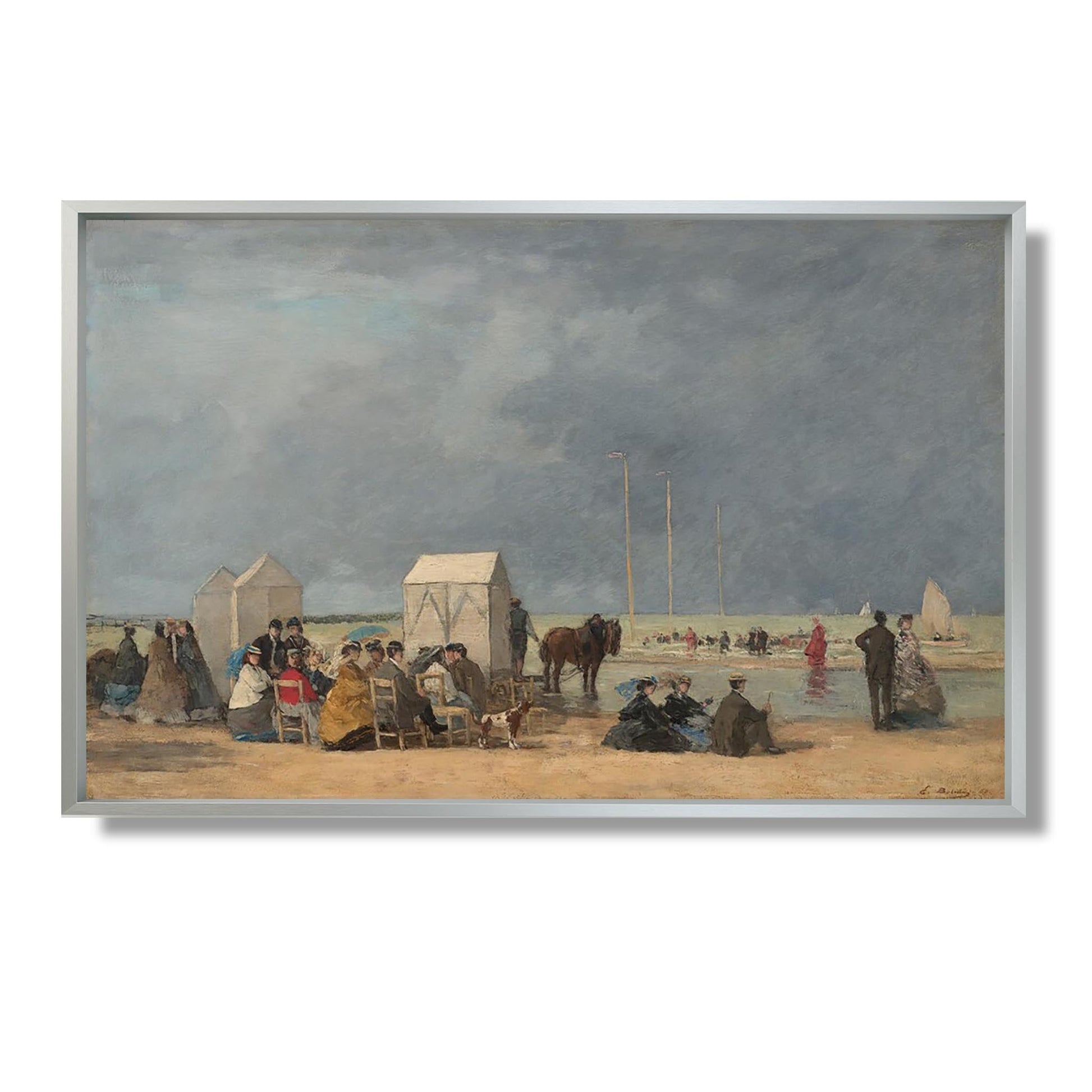 L'Heure du Bain à Deauville - Eugène Boudin - Reproduction Peinture