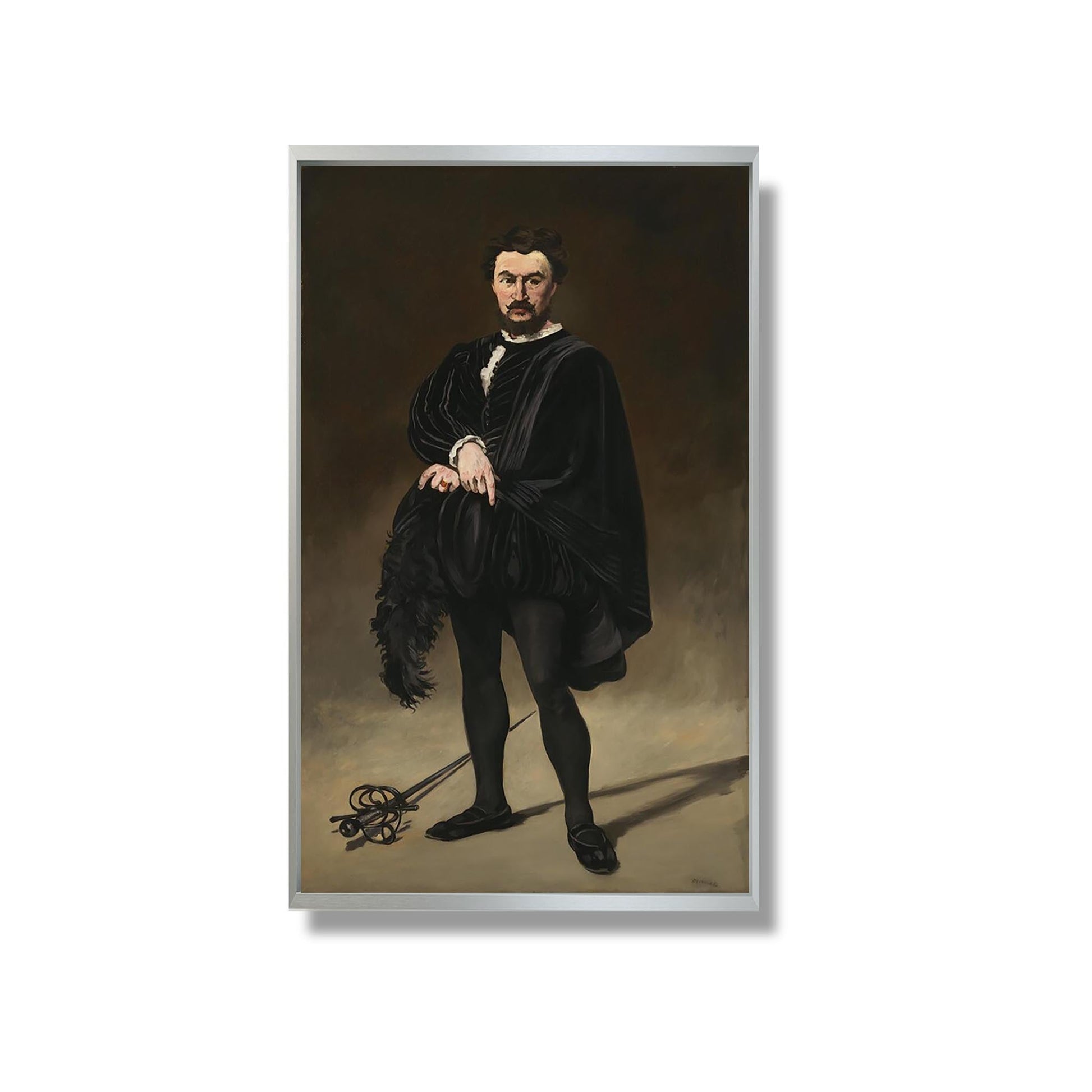 L'acteur tragique (Rouvière dans le rôle d'Hamlet) - Edouard Manet - Reproduction Peinture