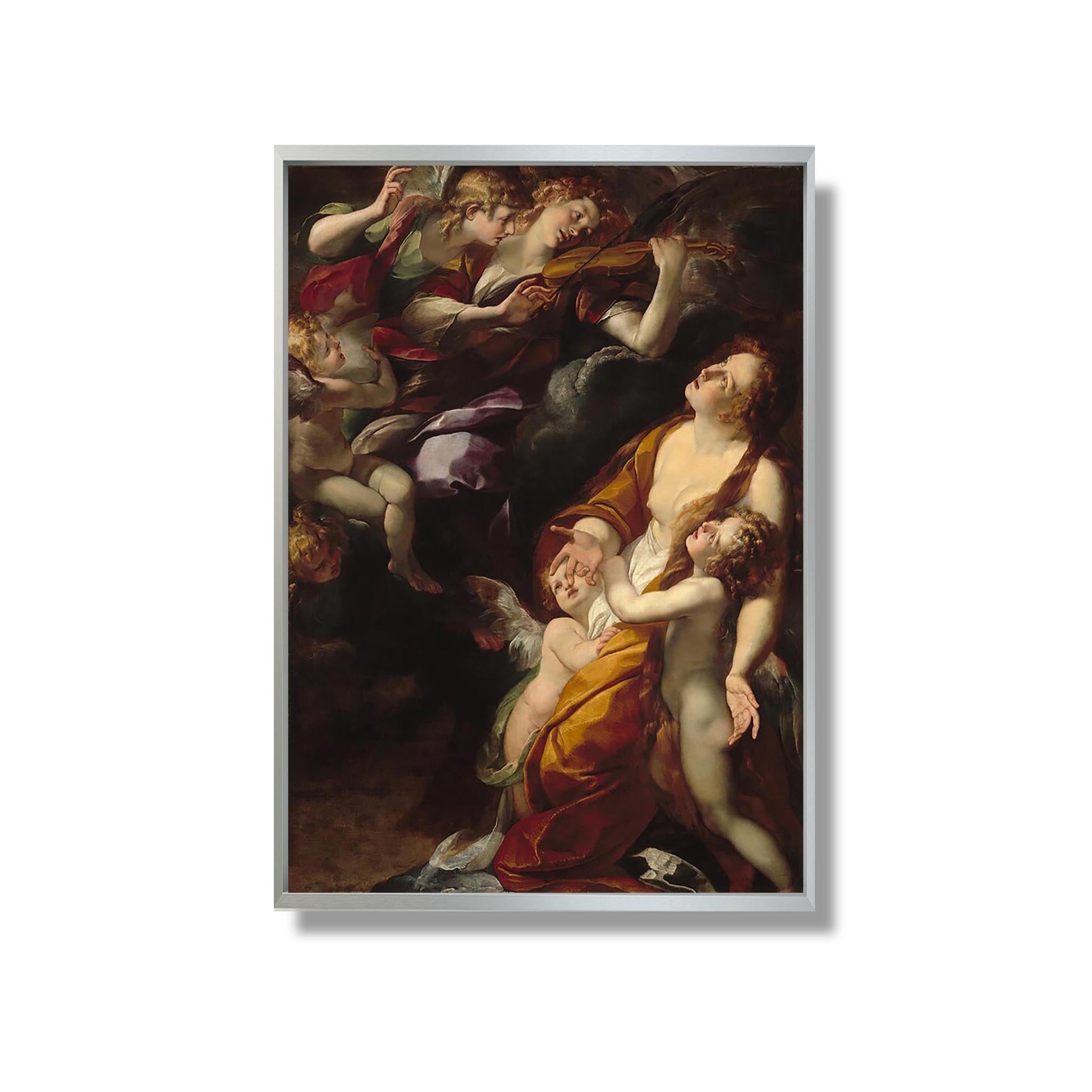 L'extase de la Madeleine - Giulio Cesare Procaccini - Reproduction Peinture
