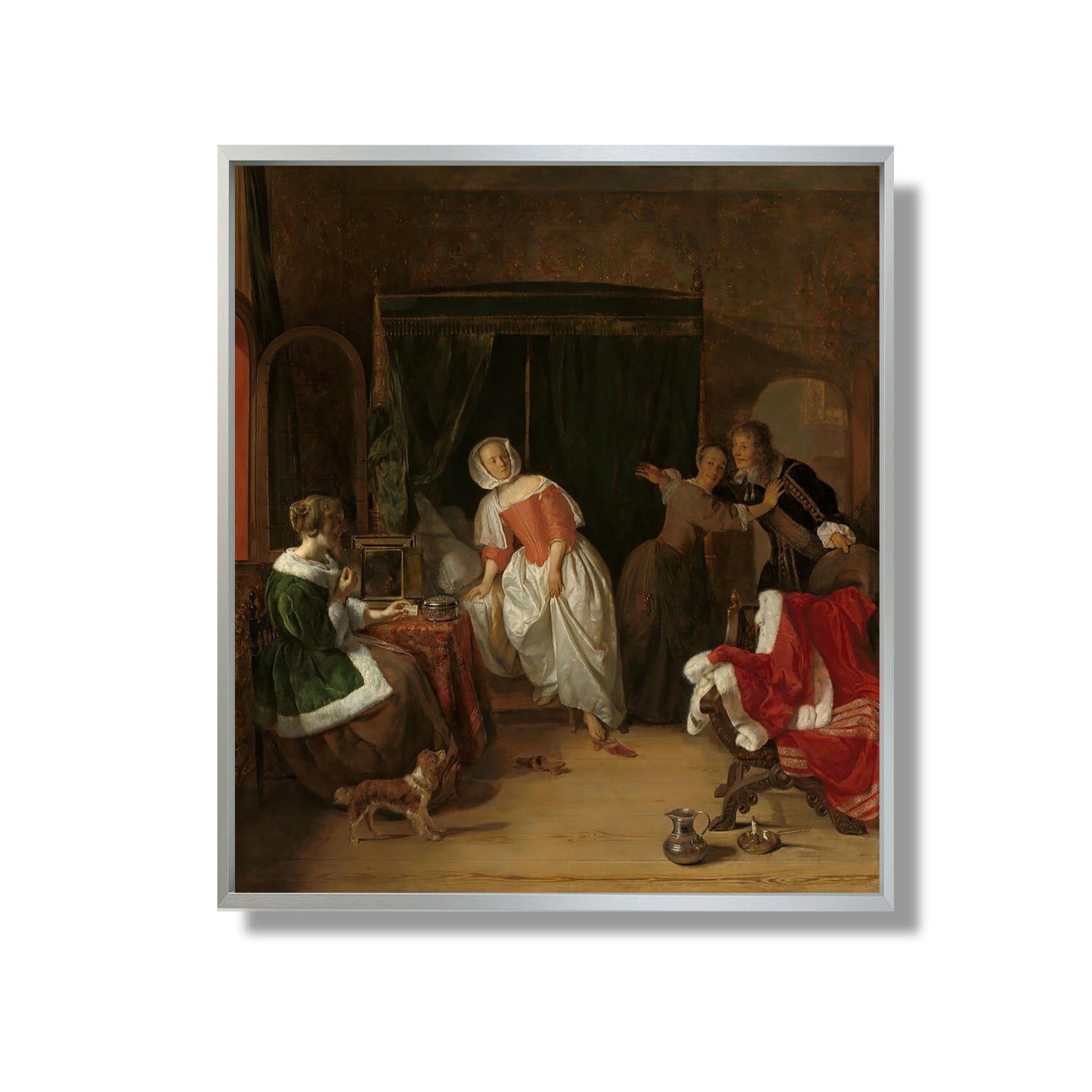 L'intrus - Gabriel Metsu - Reproduction Peinture