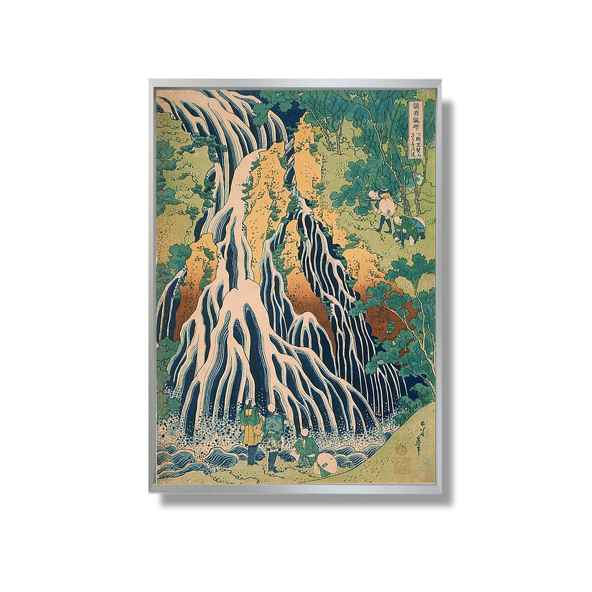 La Cascade de Kirifuri au Mt Kurokami - Hokusai - Reproduction Peinture