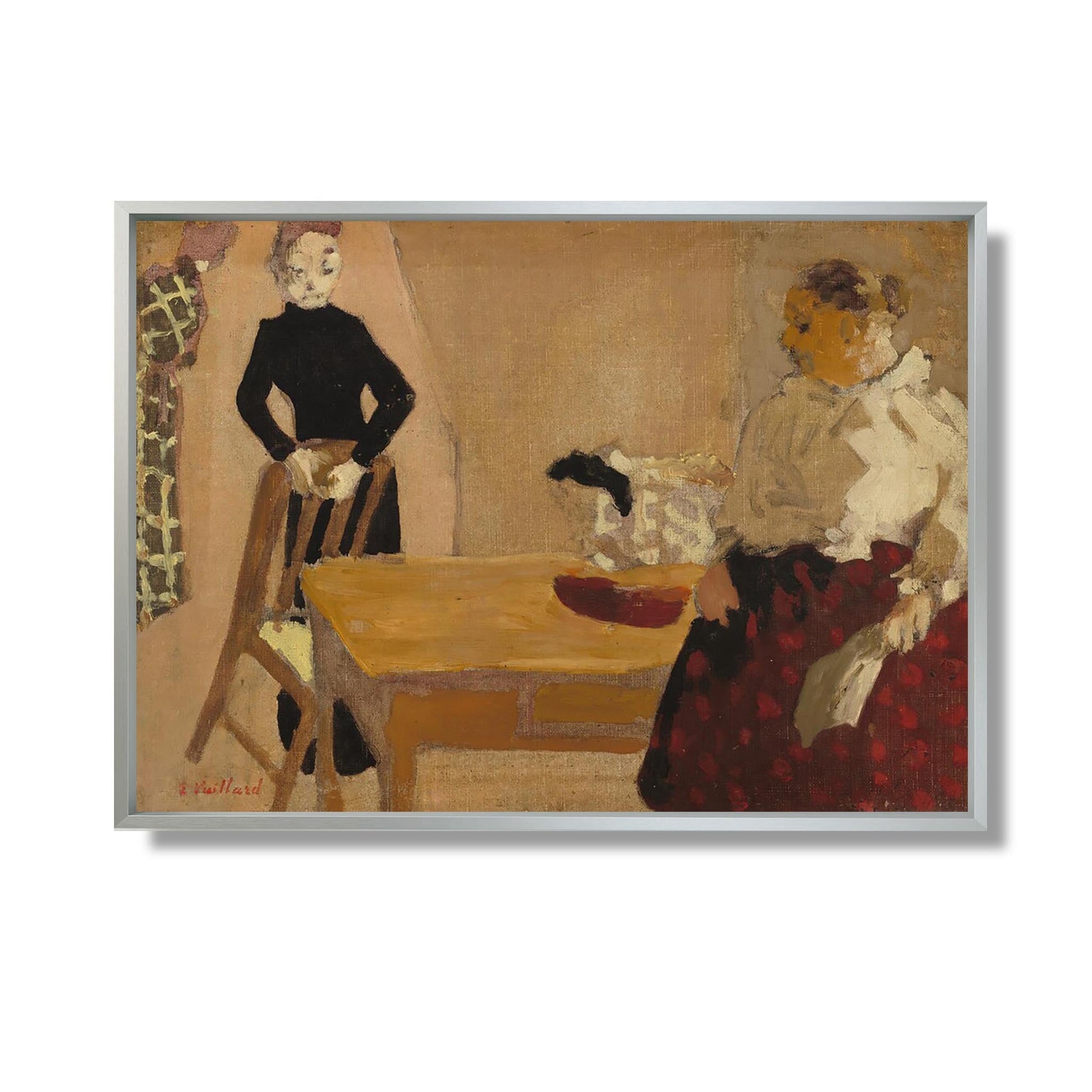 La Conversation - Edouard Vuillard - Reproduction Peinture