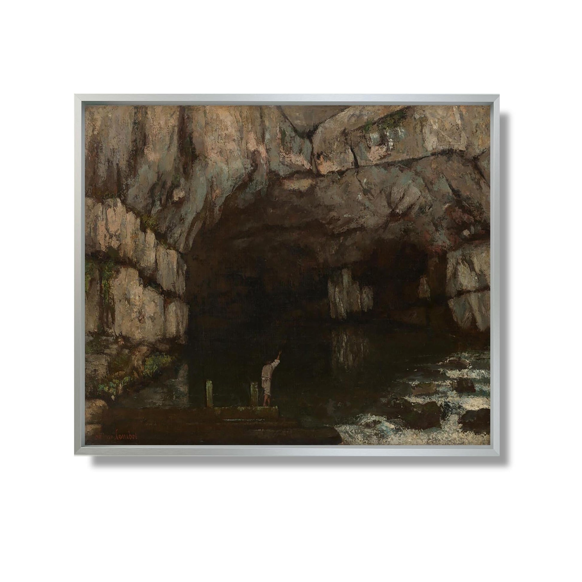 La Grotte de la Loue - Gustave Courbet - Reproduction Peinture