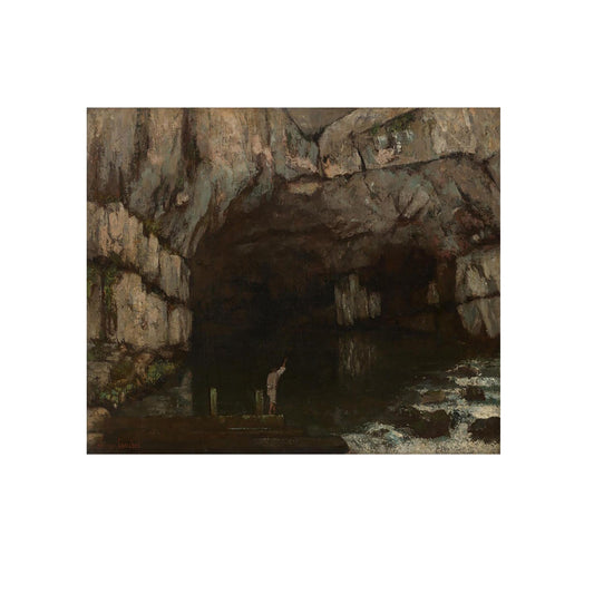 La Grotte de la Loue - Gustave Courbet - Reproduction Peinture