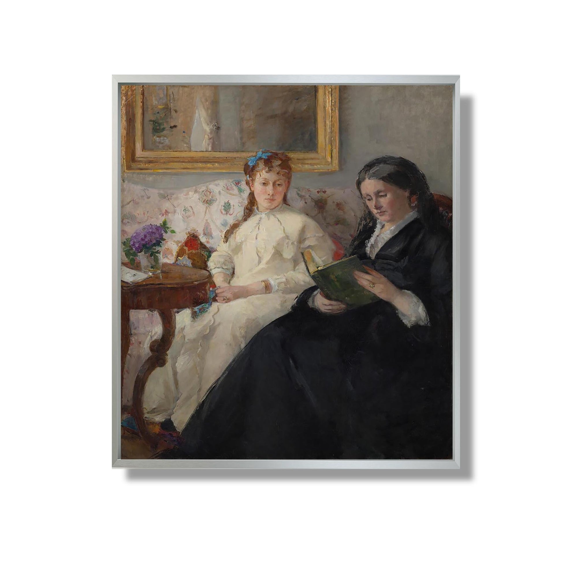 La Mère et la Soeur de l'Artiste - Berthe Morisot - Reproduction Peinture