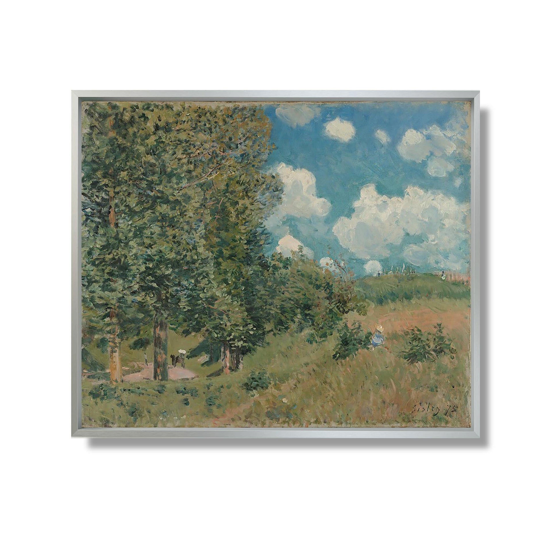 La Route de Versailles à Saint-Germain - Alfred Sisley - Reproduction Peinture