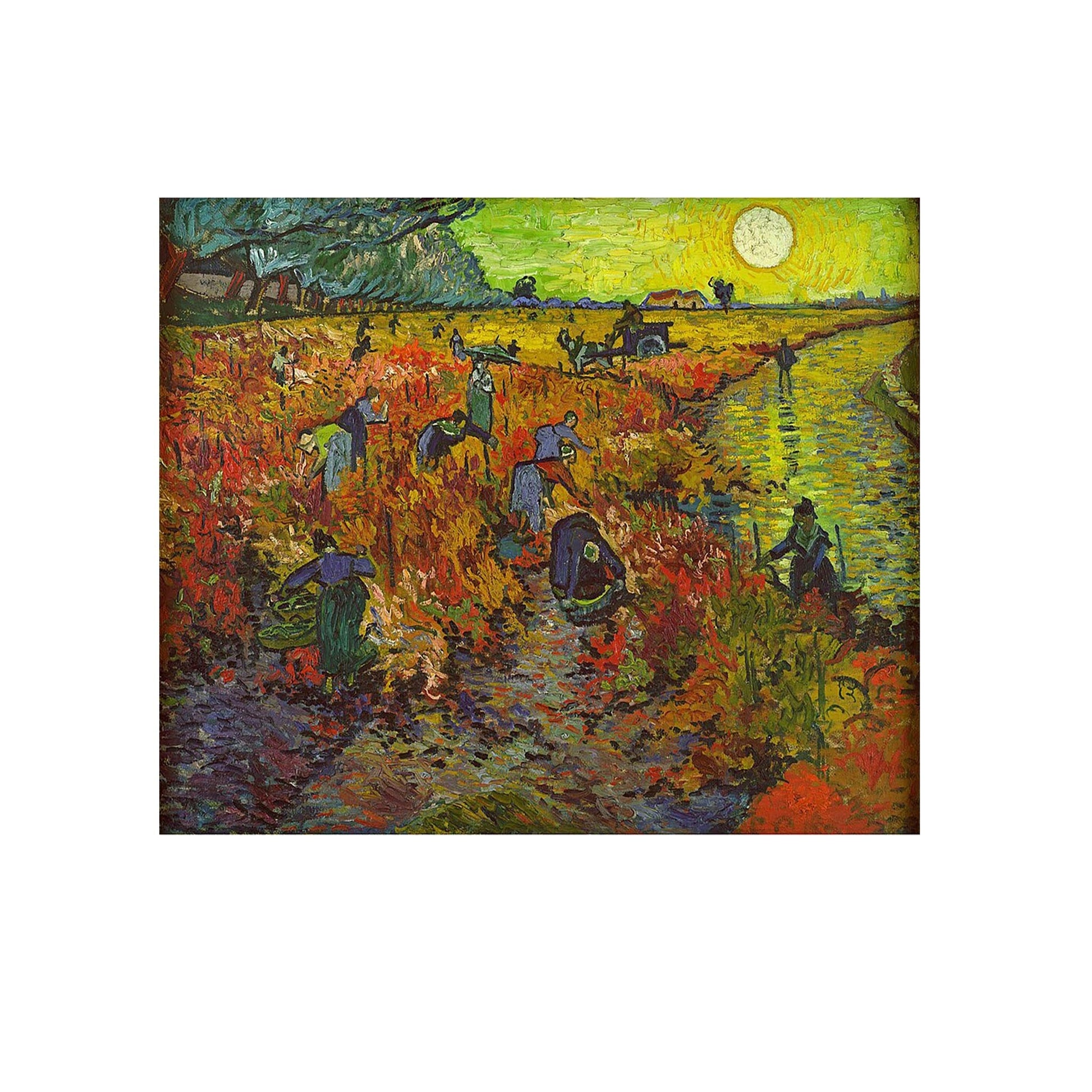 La Vigne Rouge - Vincent Van Gogh - Reproduction Peinture