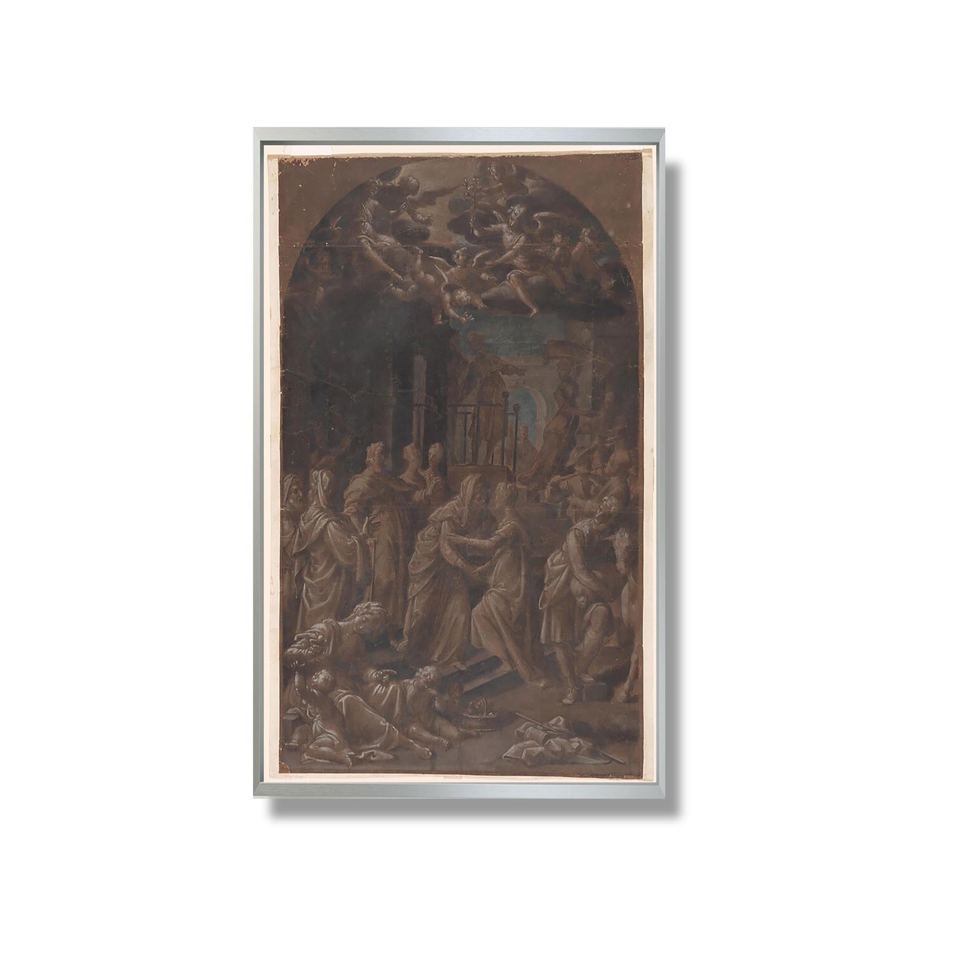 La Visite - Aurelio Lomi - Reproduction Peinture