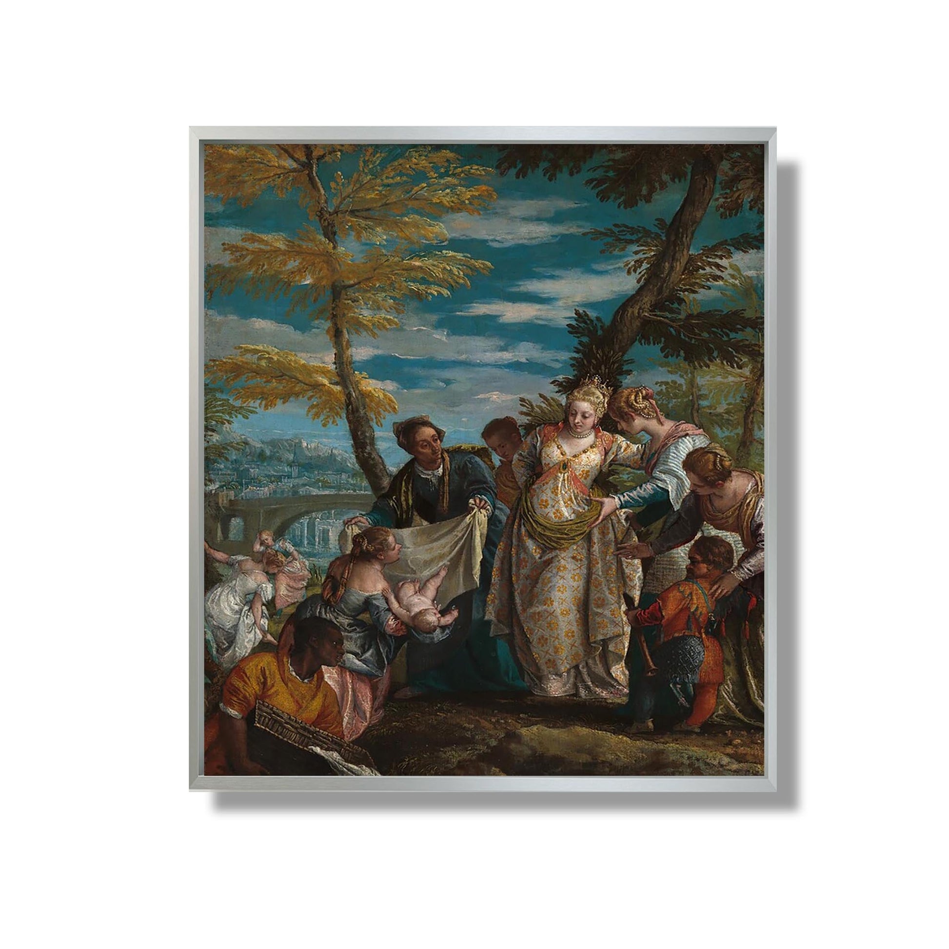 La découverte de Moise - Veronese - Reproduction Peinture