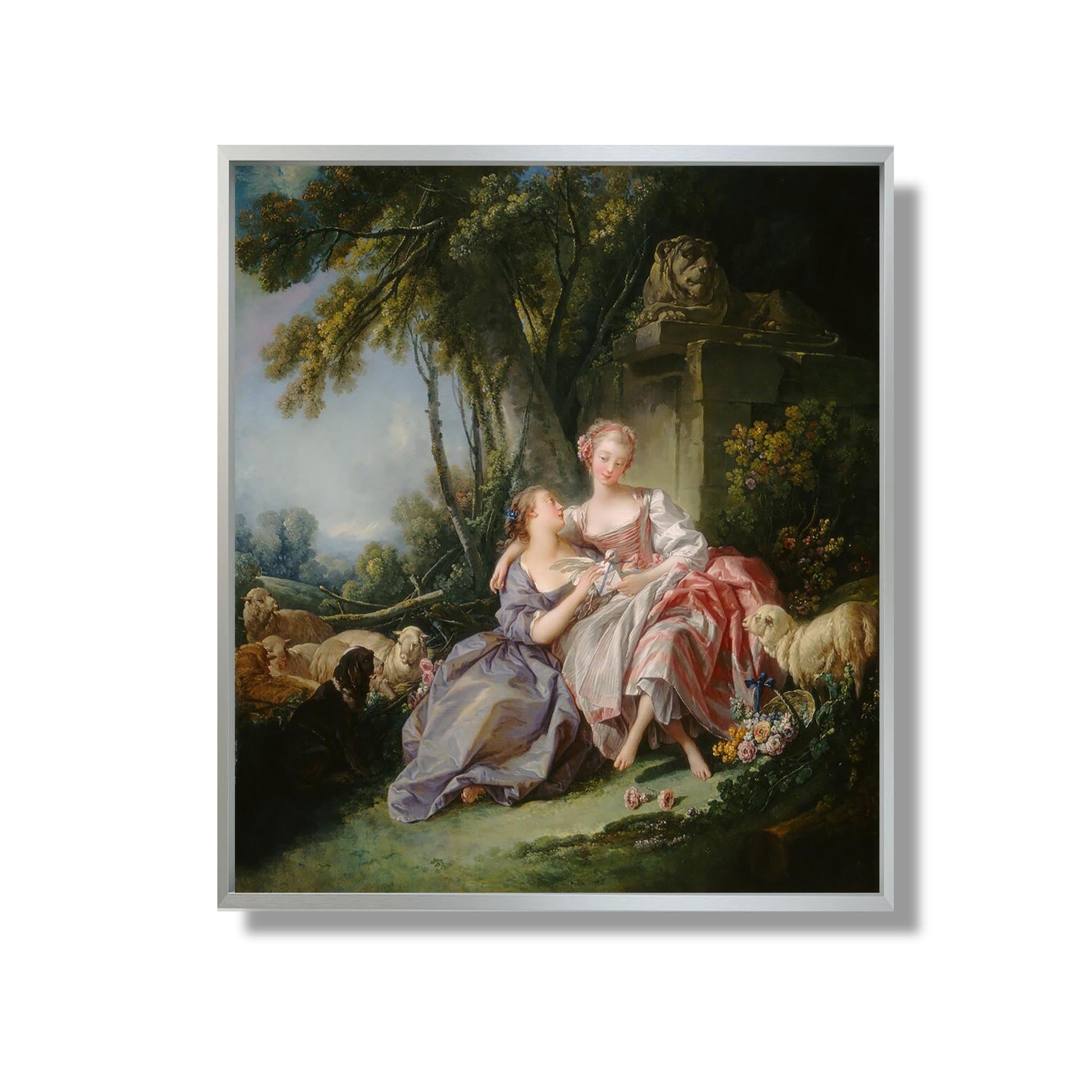 La lettre d'amour - François Boucher - Reproduction Peinture