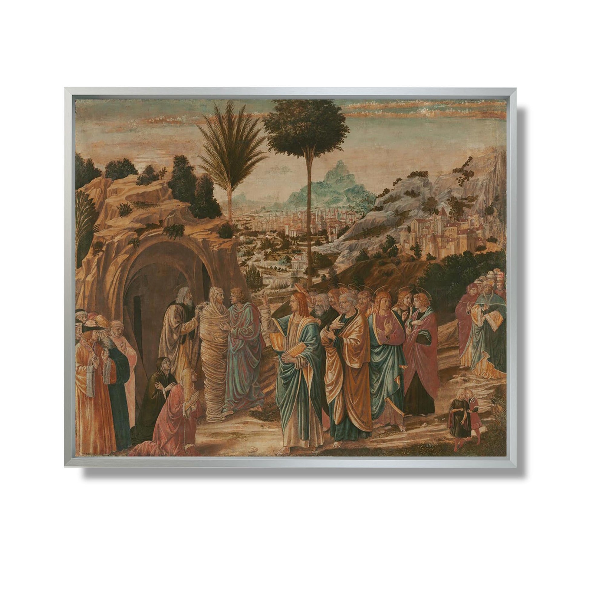 La résurrection de Lazare - Benozzo Gozzoli - Reproduction Peinture