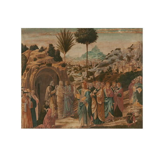 La résurrection de Lazare - Benozzo Gozzoli - Reproduction Peinture