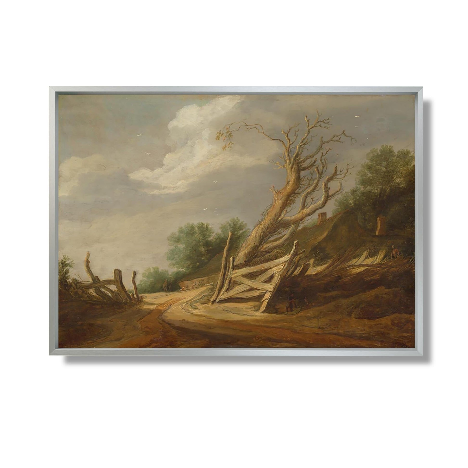 Landscape with Open Gate - Pieter Molijn - Reproduction Peinture