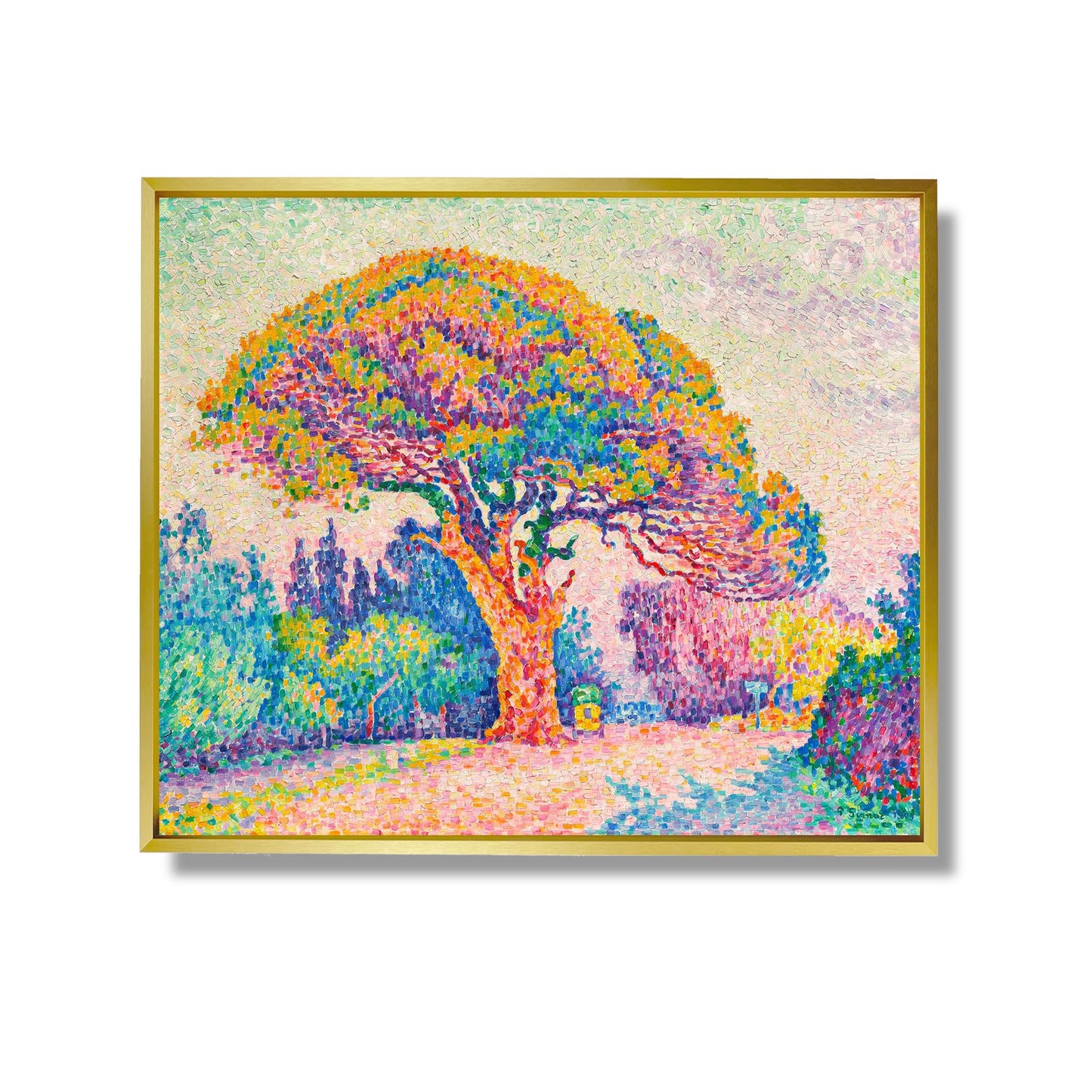 The Bertaud Pine in Gassin - Paul Signac