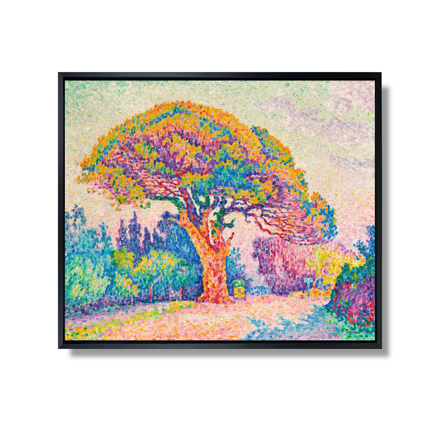 The Bertaud Pine in Gassin - Paul Signac