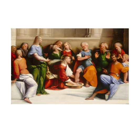 Le Christ lavant les pieds des disciples - Garofalo - Reproduction Peinture