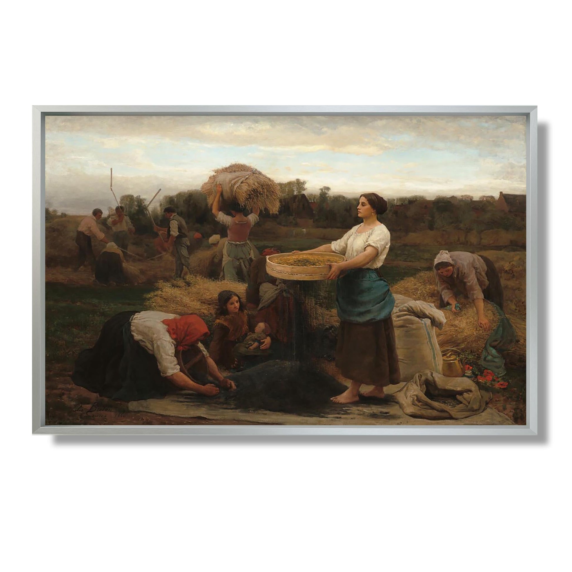 Le Colza (Récolte du Colza) - Jules Breton - Reproduction Peinture