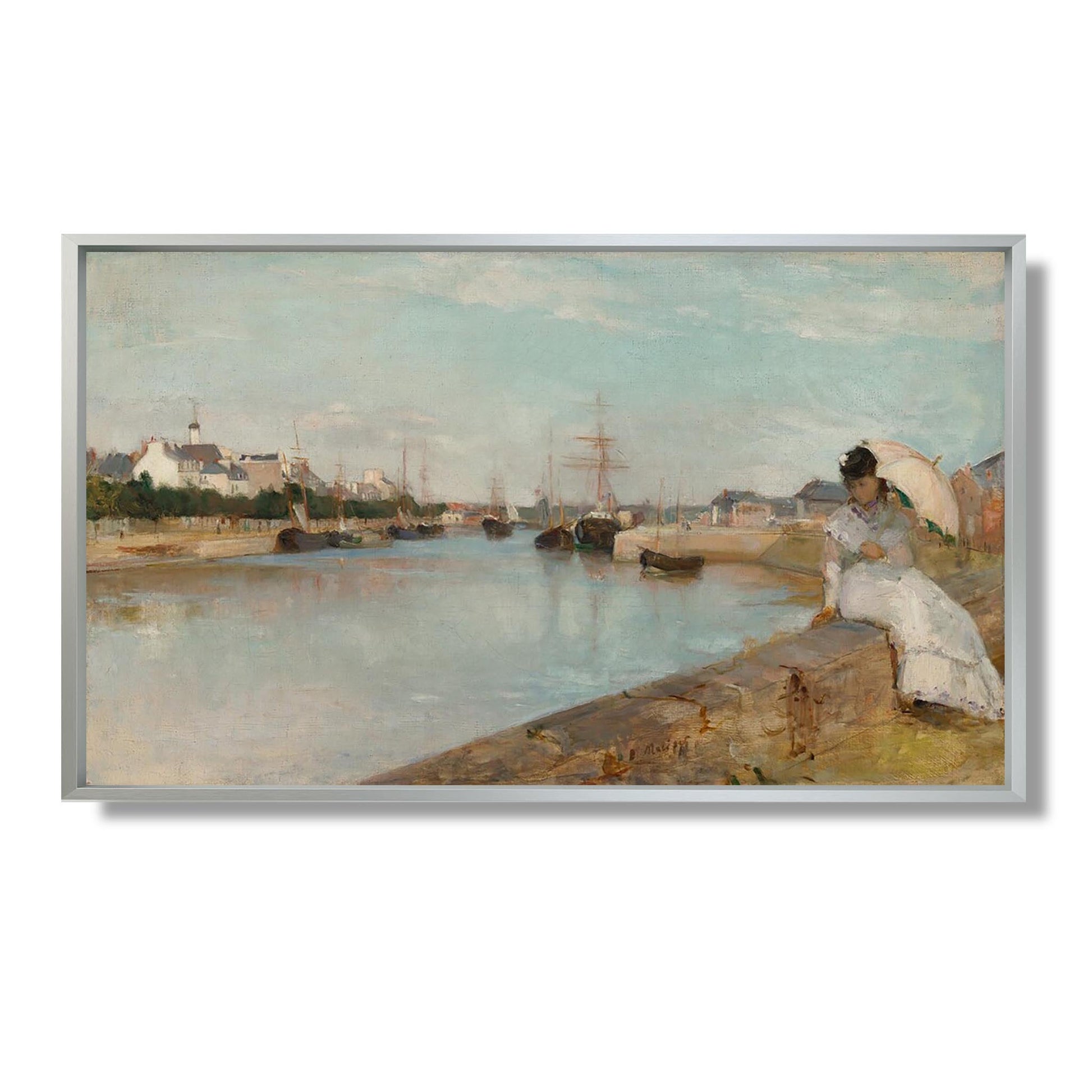Le Port de Lorient - Berthe Morisot - Reproduction Peinture