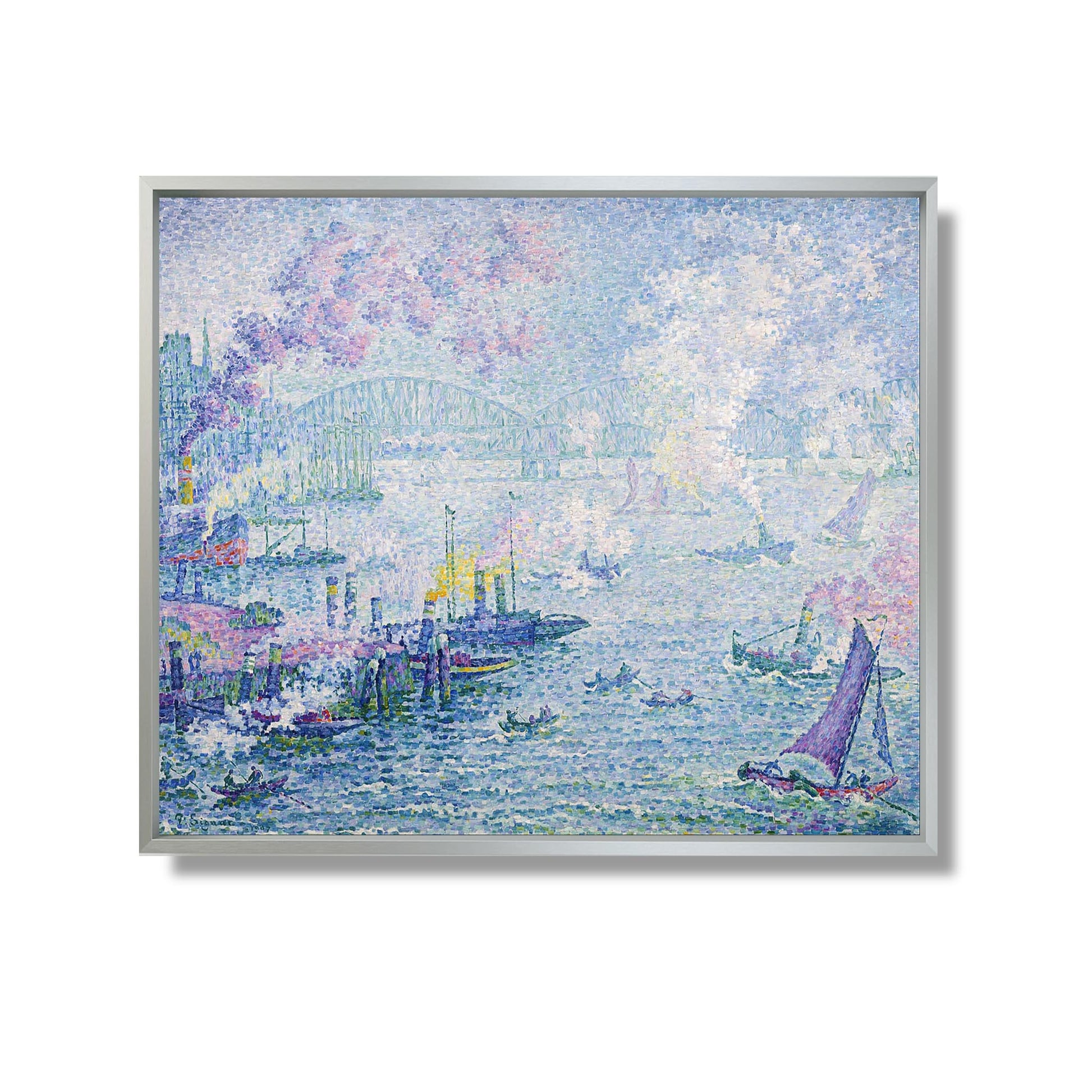 Le Port de Rotterdam - Paul Signac - Reproduction Peinture