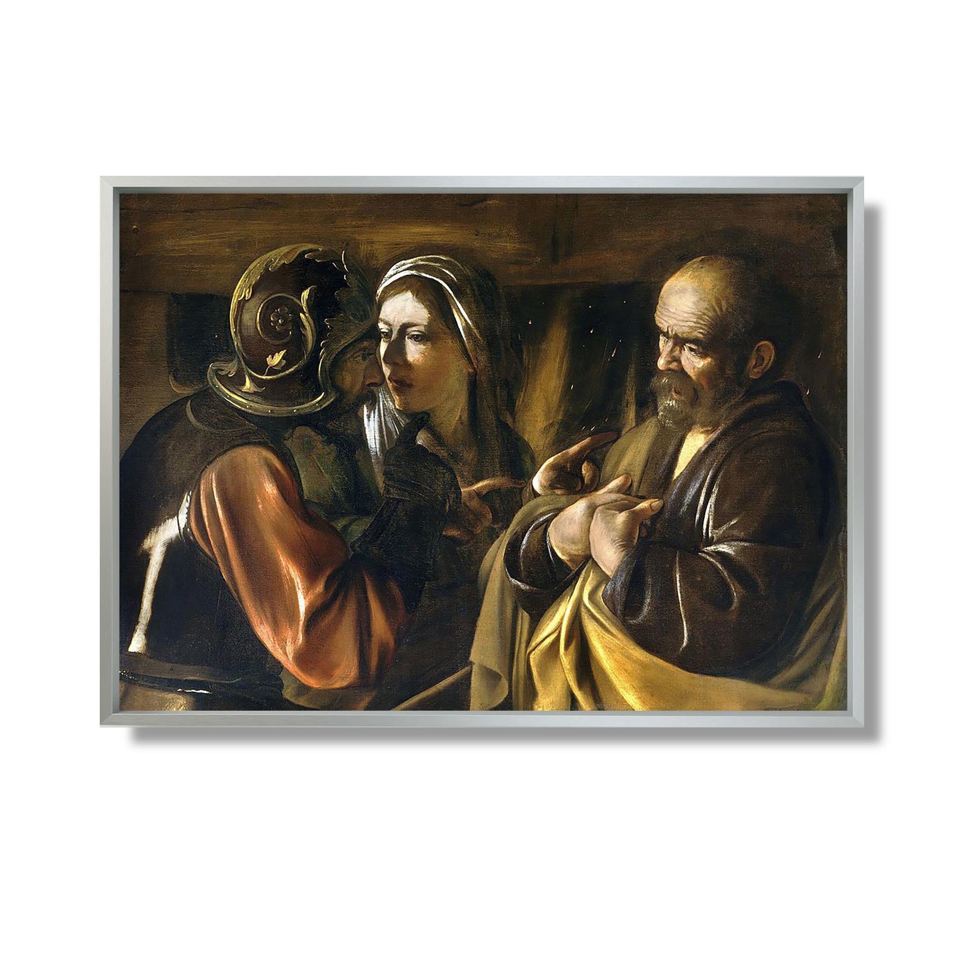 Le Reniement de Saint Pierre - Caravage - Reproduction Peinture